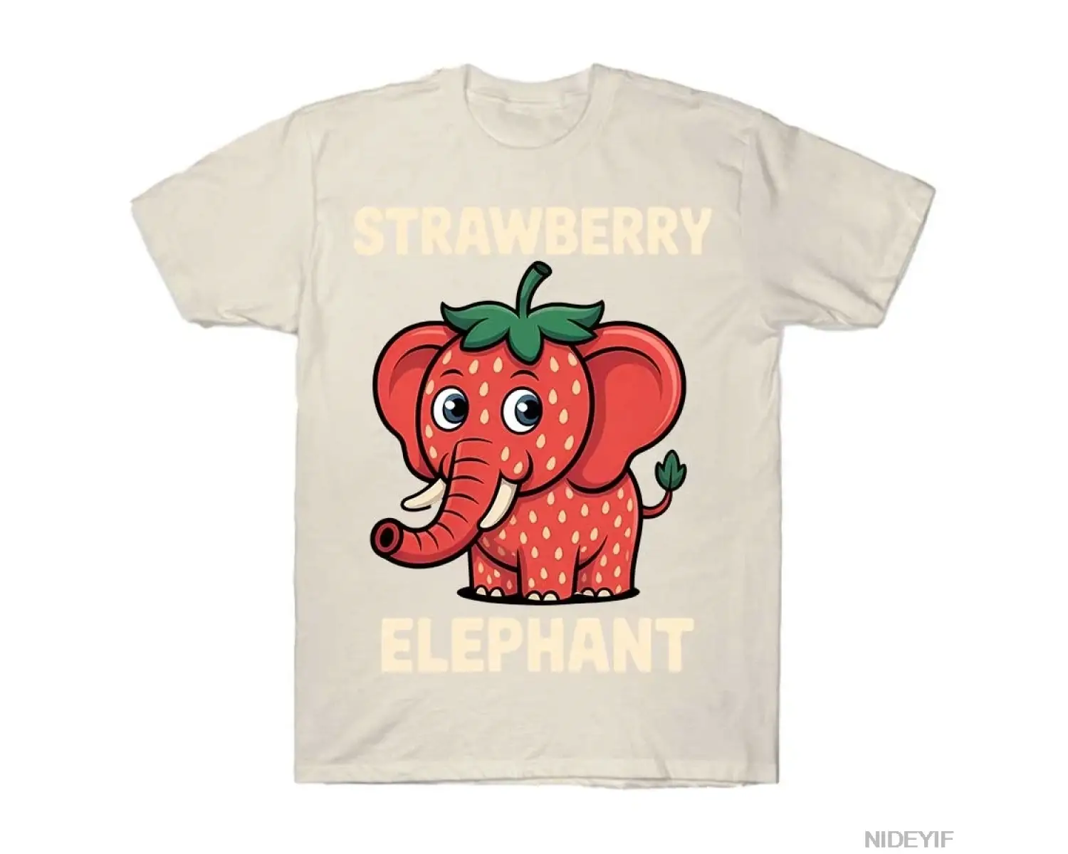 İtalyan Brainrot Meme Çocuk Boys Çilek Fil T-shirt Erkekler Kadınlar Için % 100% Pamuk T Shir