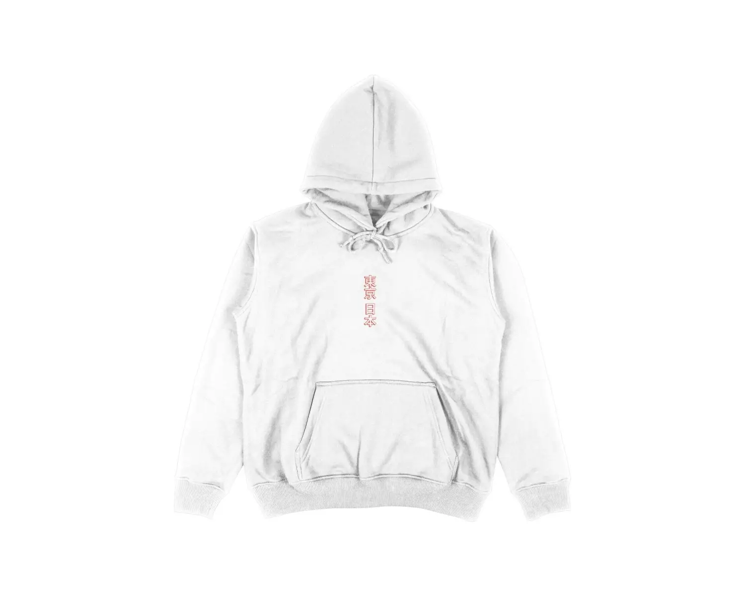 Japan Tiger Beyaz Oversize Unisex Kapüşonlu Sweatshirt Hoodie