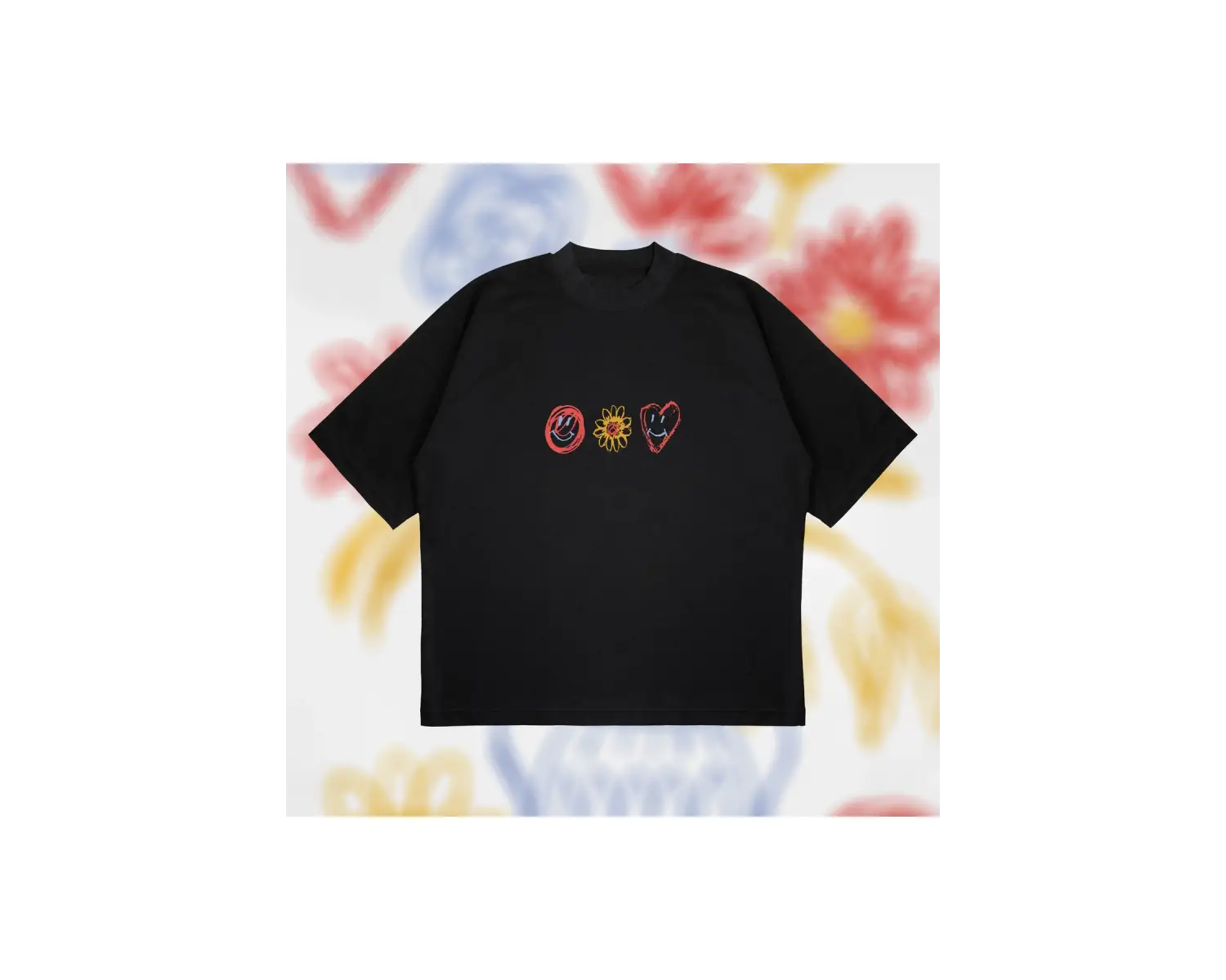 Jarron Tee Oversize Unisex Pamuklu Nefes Alan Kalın Kumaşlı