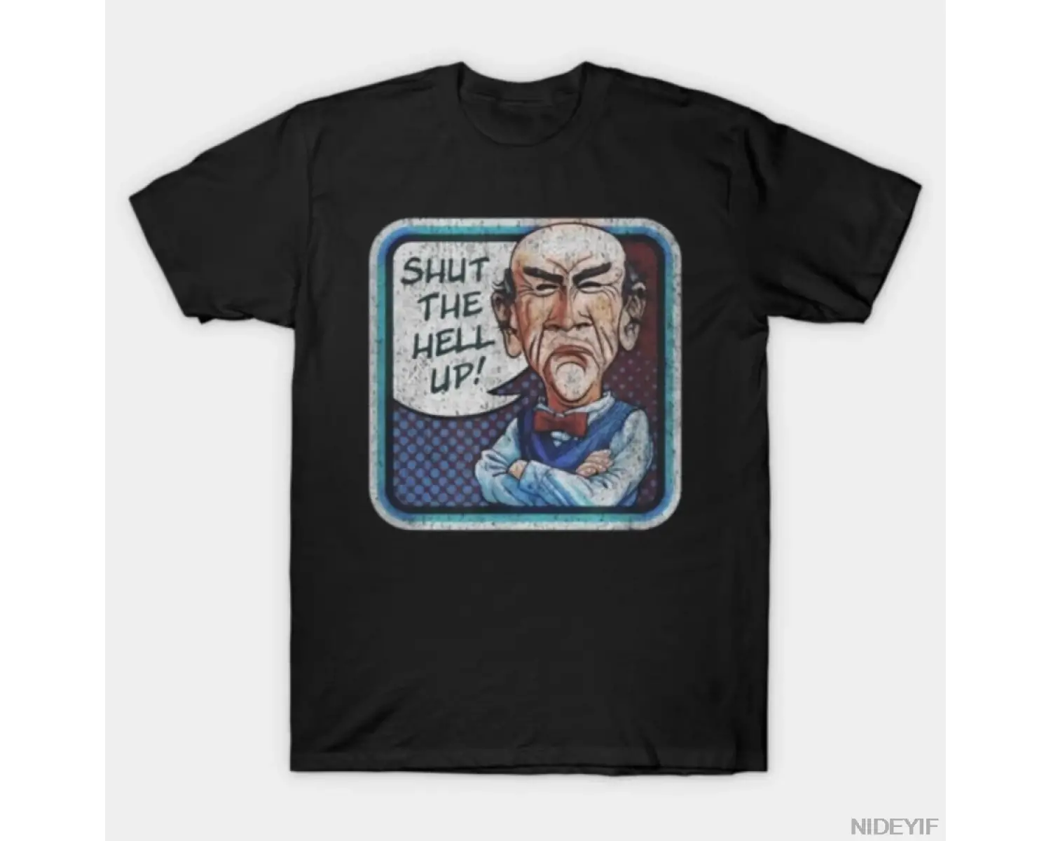 Jeff Dunhamlar, Ateşli sözler dersiz! Erkekler Kadınlar İçin Meme Tişört %100 Pamuklu Tişört