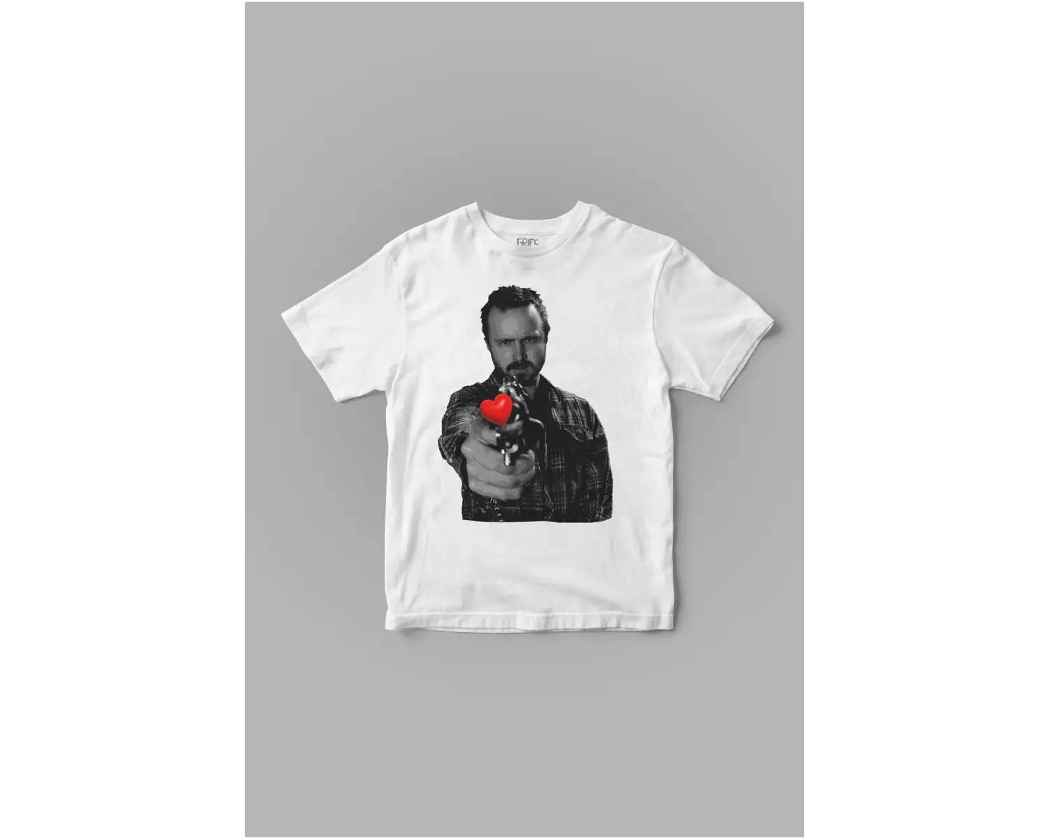 Jesse Pinkman Heart Gun Breaking Bad Tişört