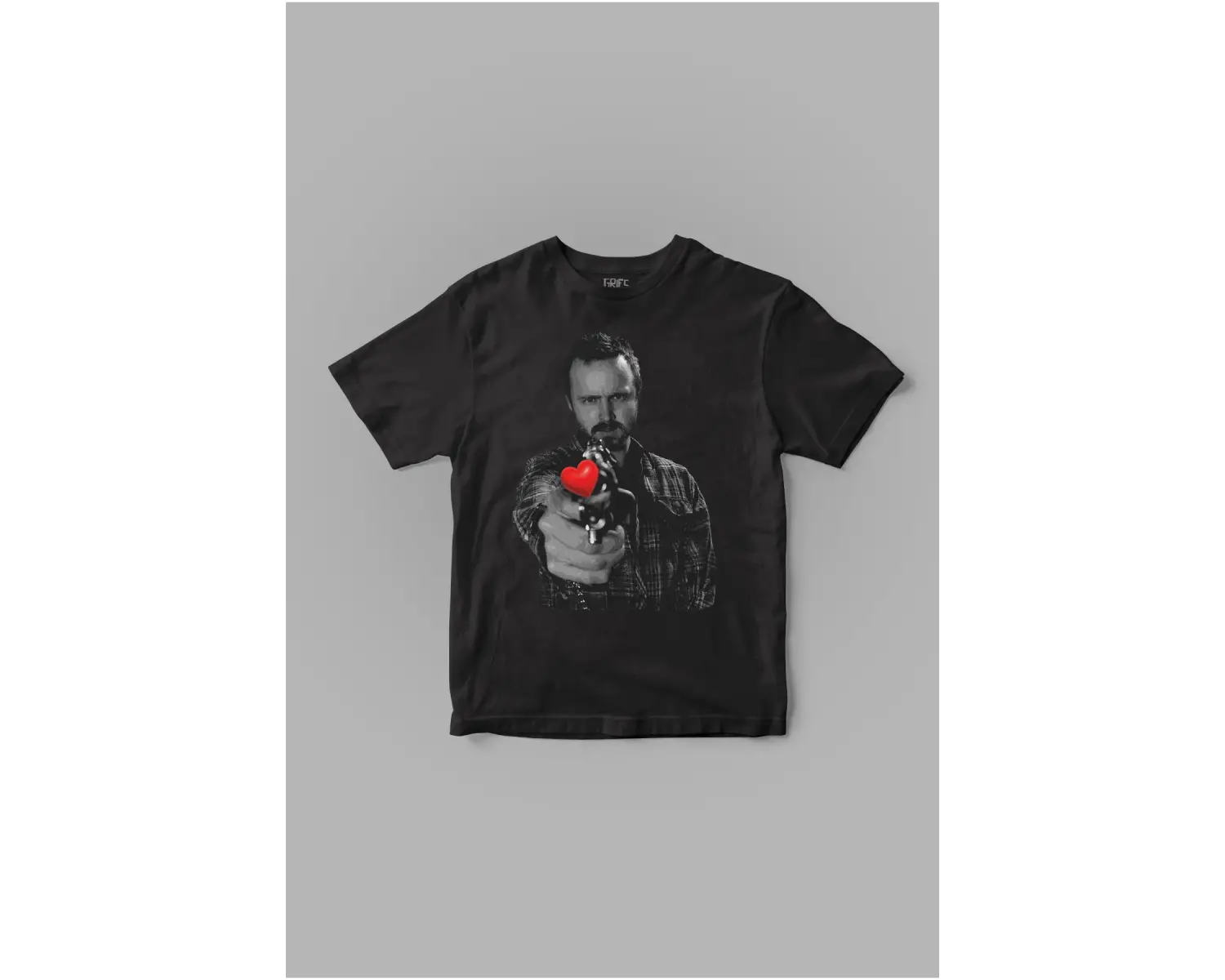Jesse Pinkman Heart Gun Breaking Bad Tişört
