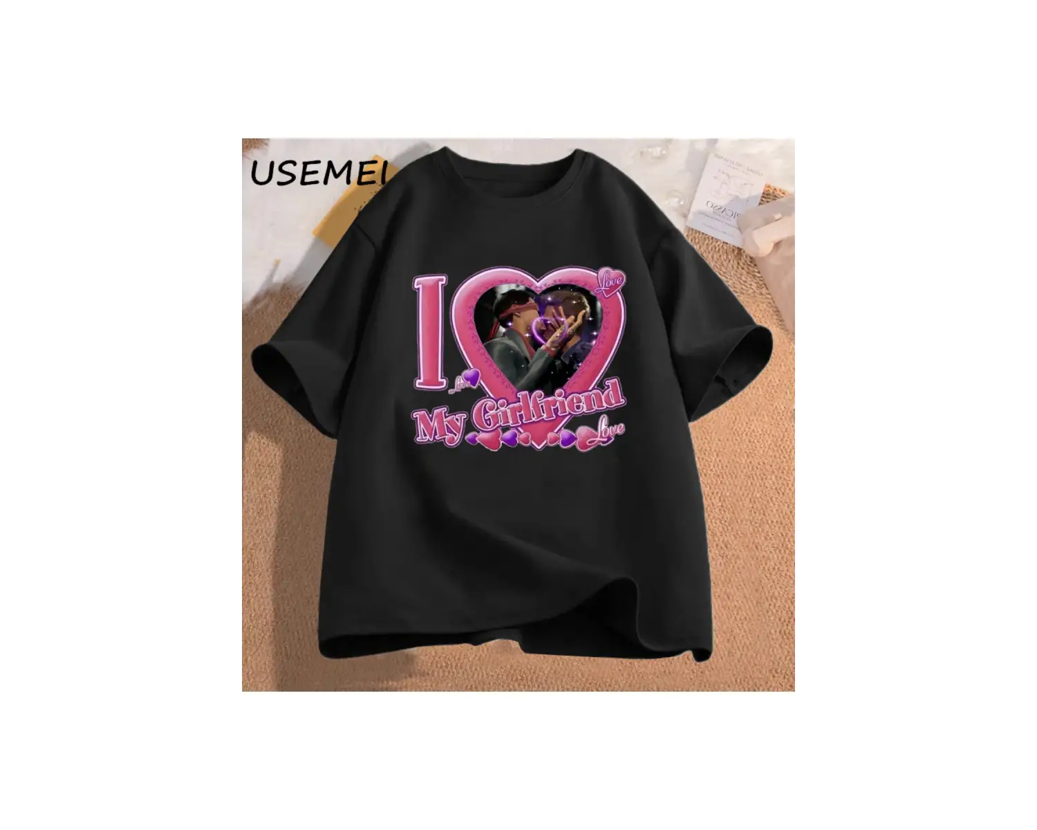 Johnny Cage kız arkadaşımı seviyorum t-shirt adam rahat pamuk kısa kollu Video oyunu erkek gi 3063