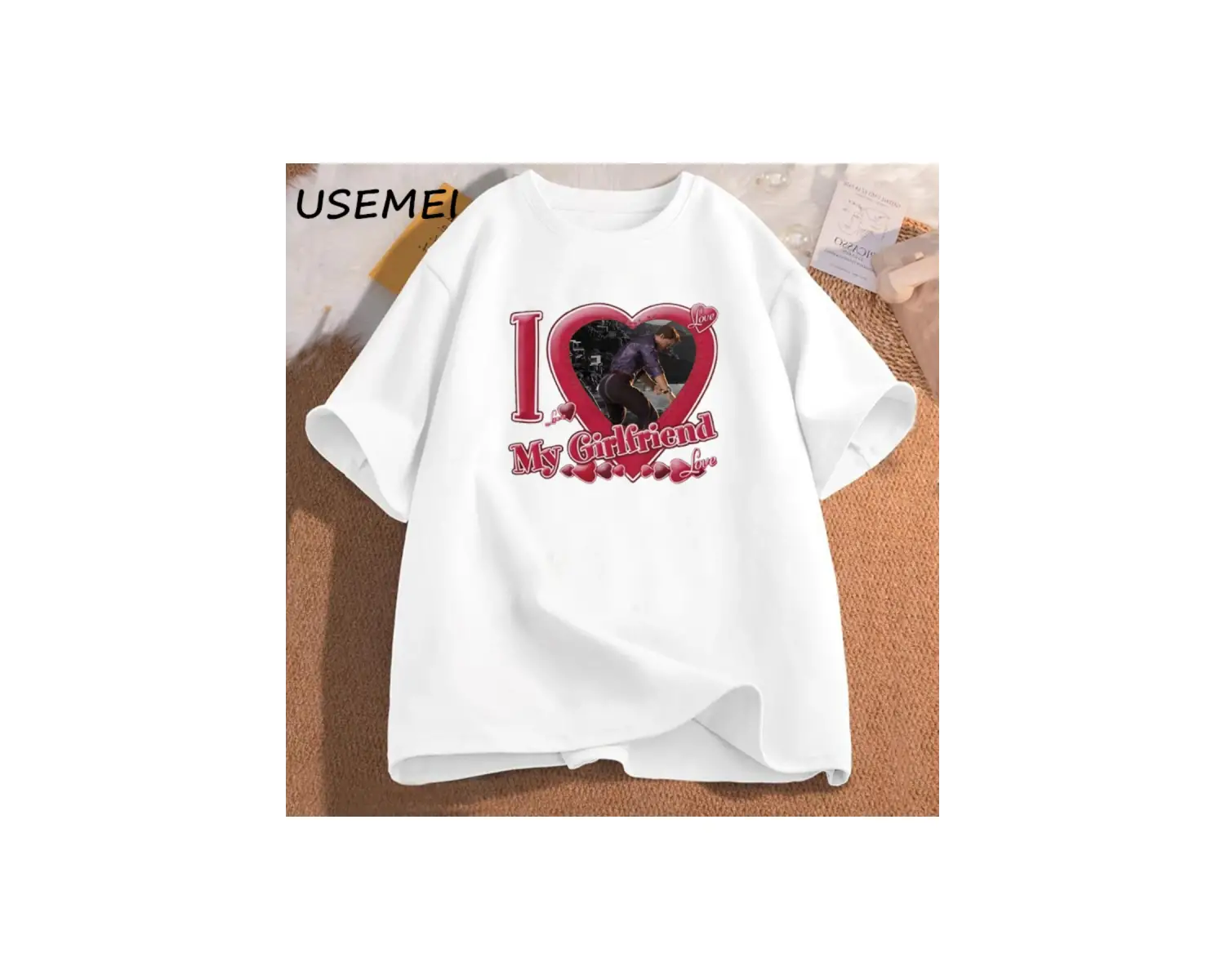 Johnny Cage kız arkadaşımı seviyorum t-shirt adam rahat pamuk kısa kollu Video oyunu erkek gi 3063