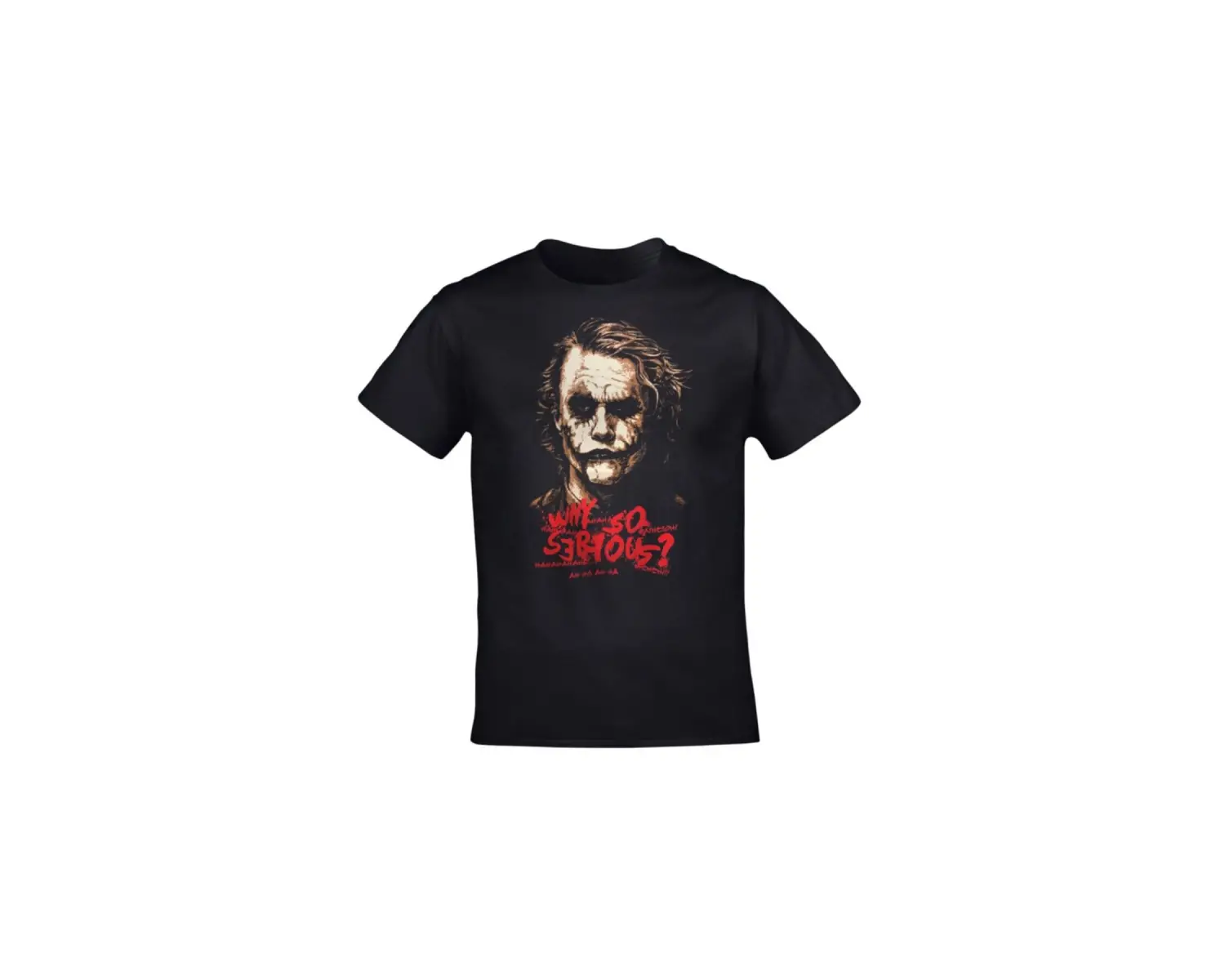 Joker Why So Serious Unisex Baskılı Siyah
