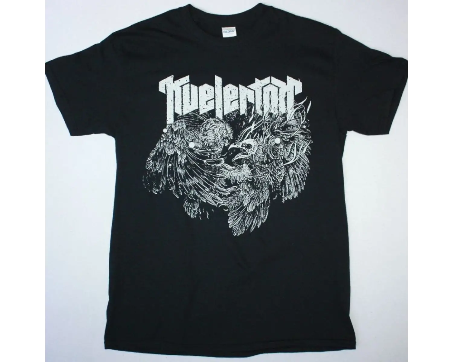 JON LORD LOGO R.I.P. NEW BLACK T-SHIRT ÖN BASKILI