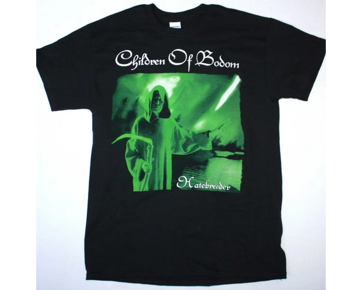 JONNY LANG SHIRT NEW BLACK T-SHIRT ÖN VE ARAKA BASKILI