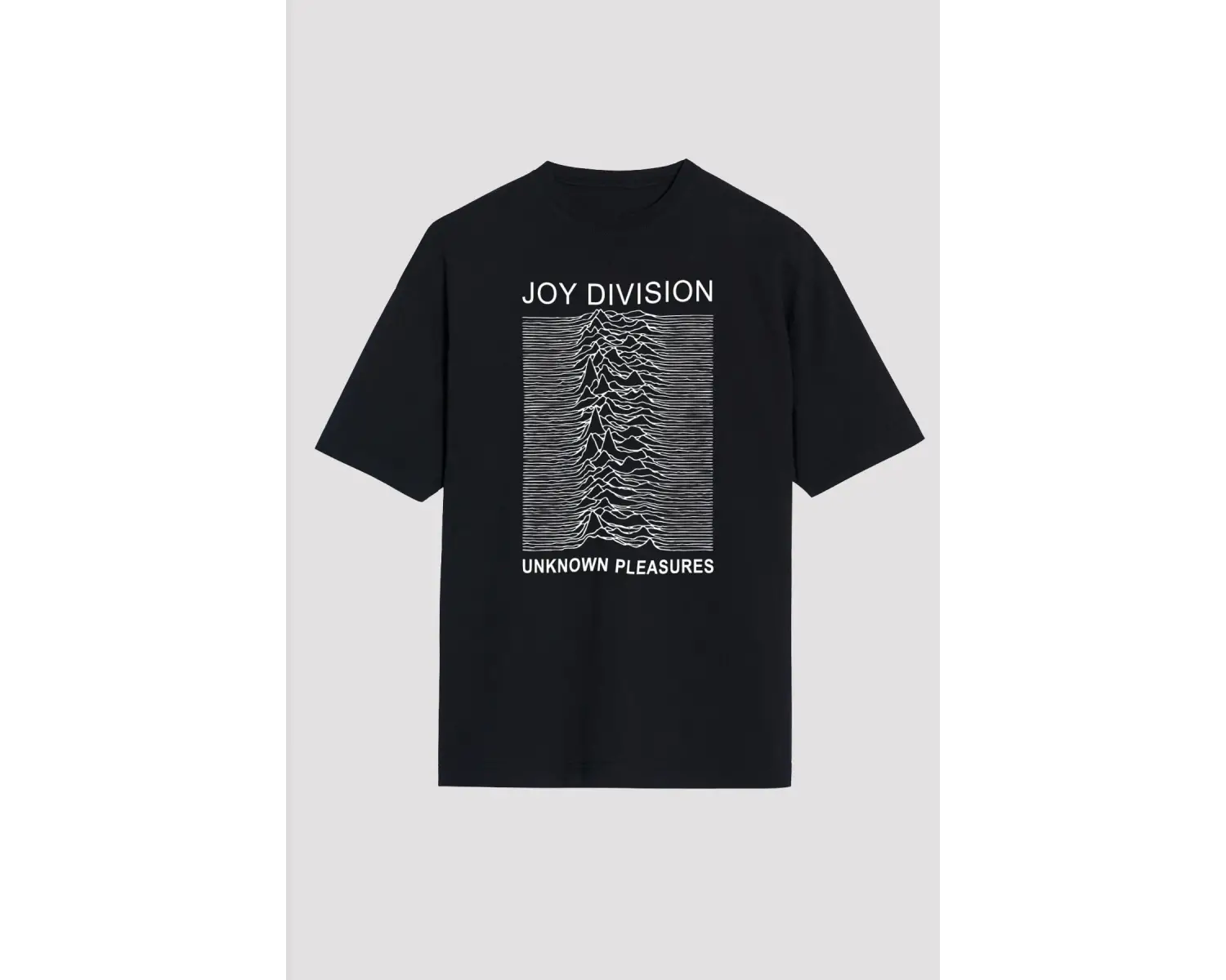 Joy Division Siyah Unisex Oversize Tişört T-shirt