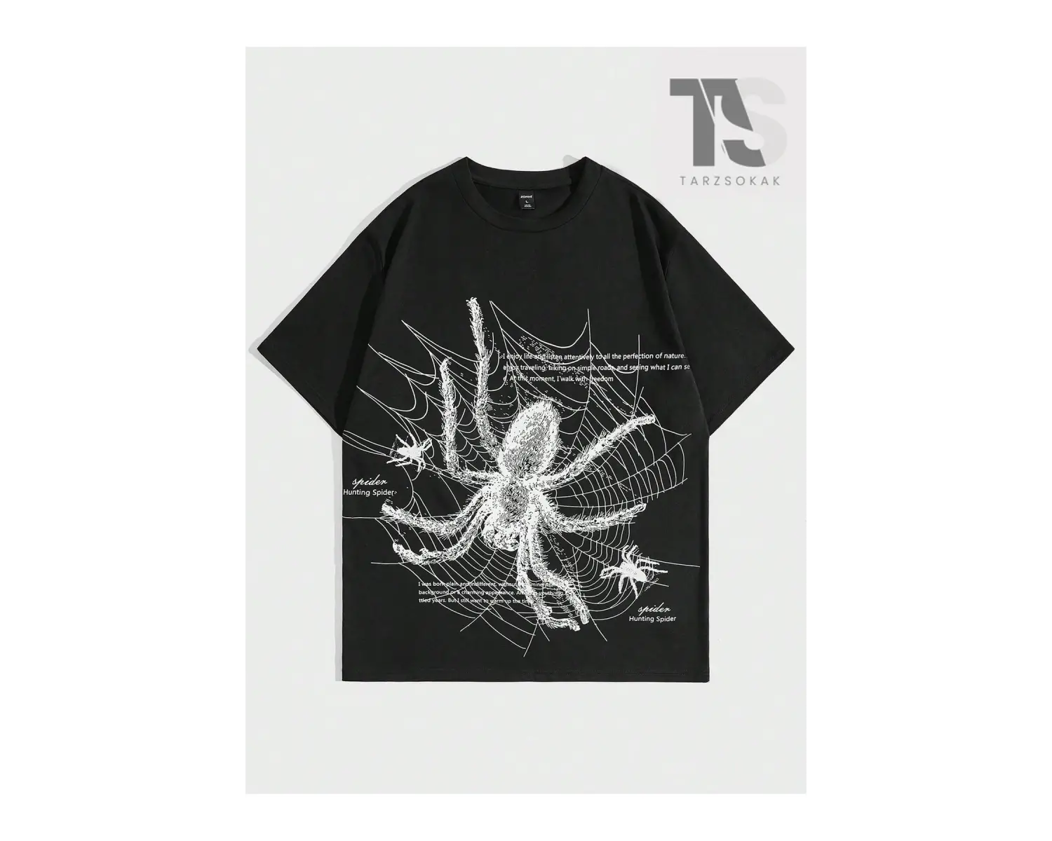 JUNG HANA Erkek Yazılı Baskılı Tişört