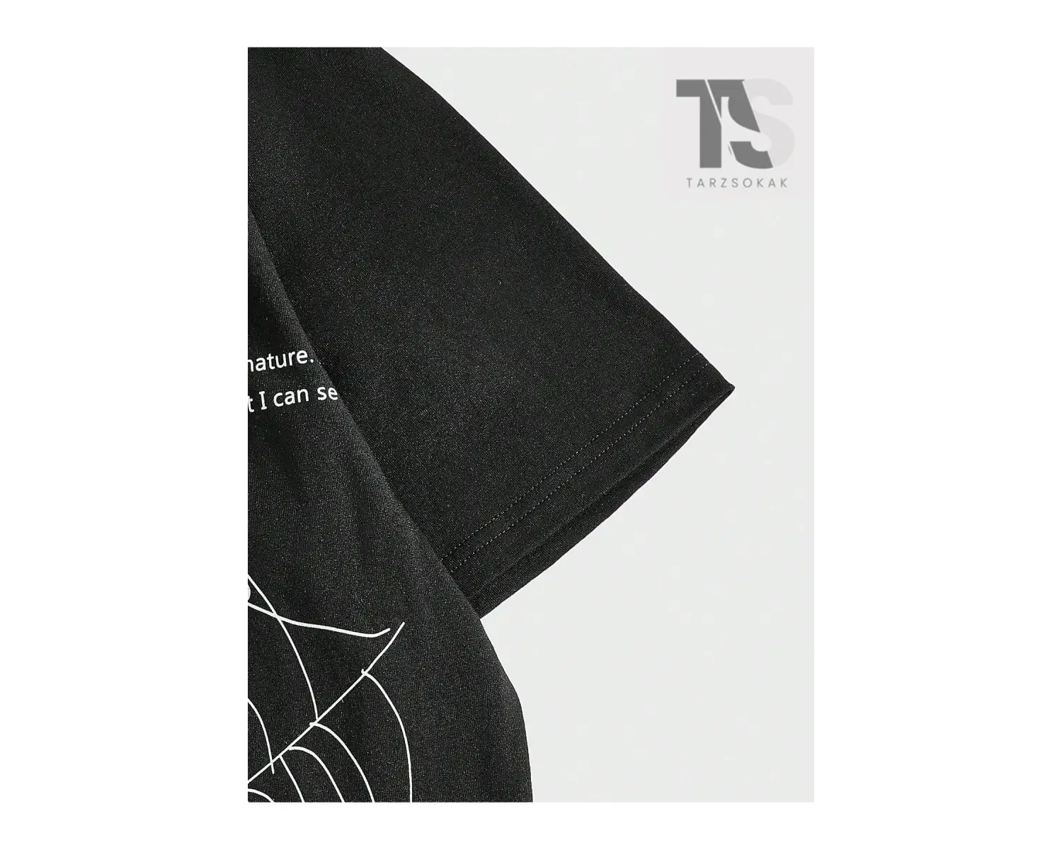 JUNG HANA Erkek Yazılı Baskılı Tişört