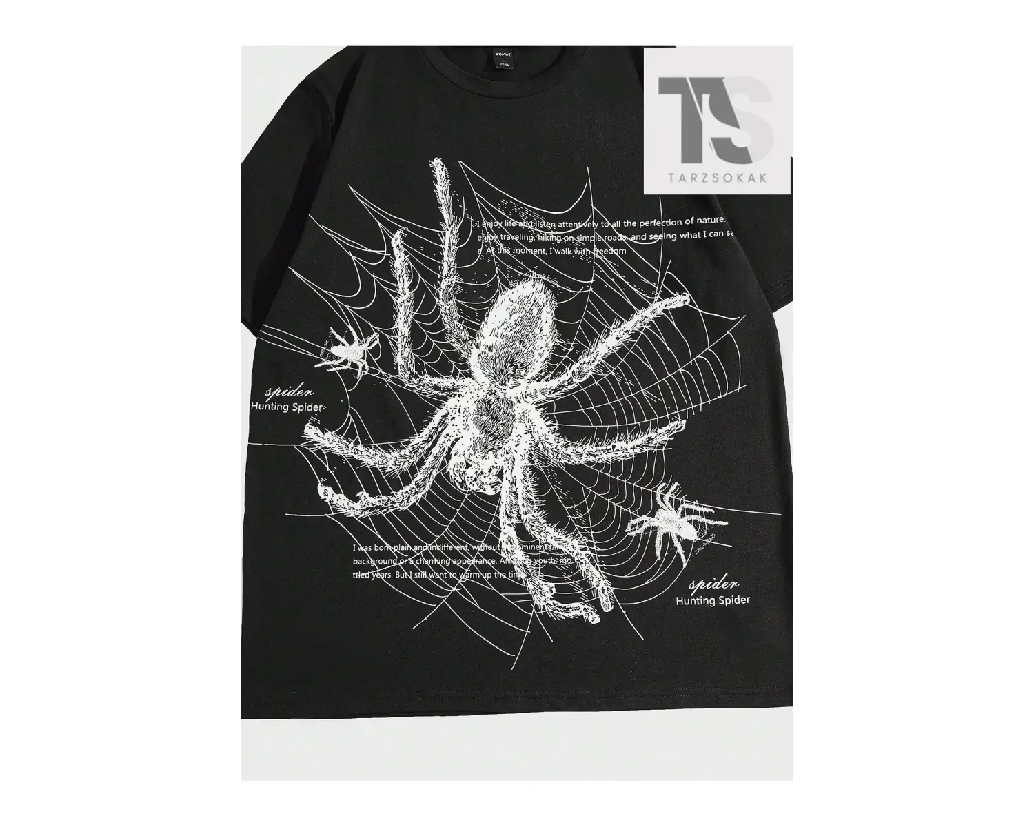 JUNG HANA Erkek Yazılı Baskılı Tişört