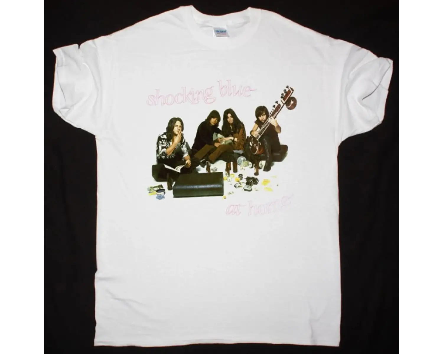 JUNGLE ROT LOGO NEW WHITE T-SHIRT ÖN BASKILI