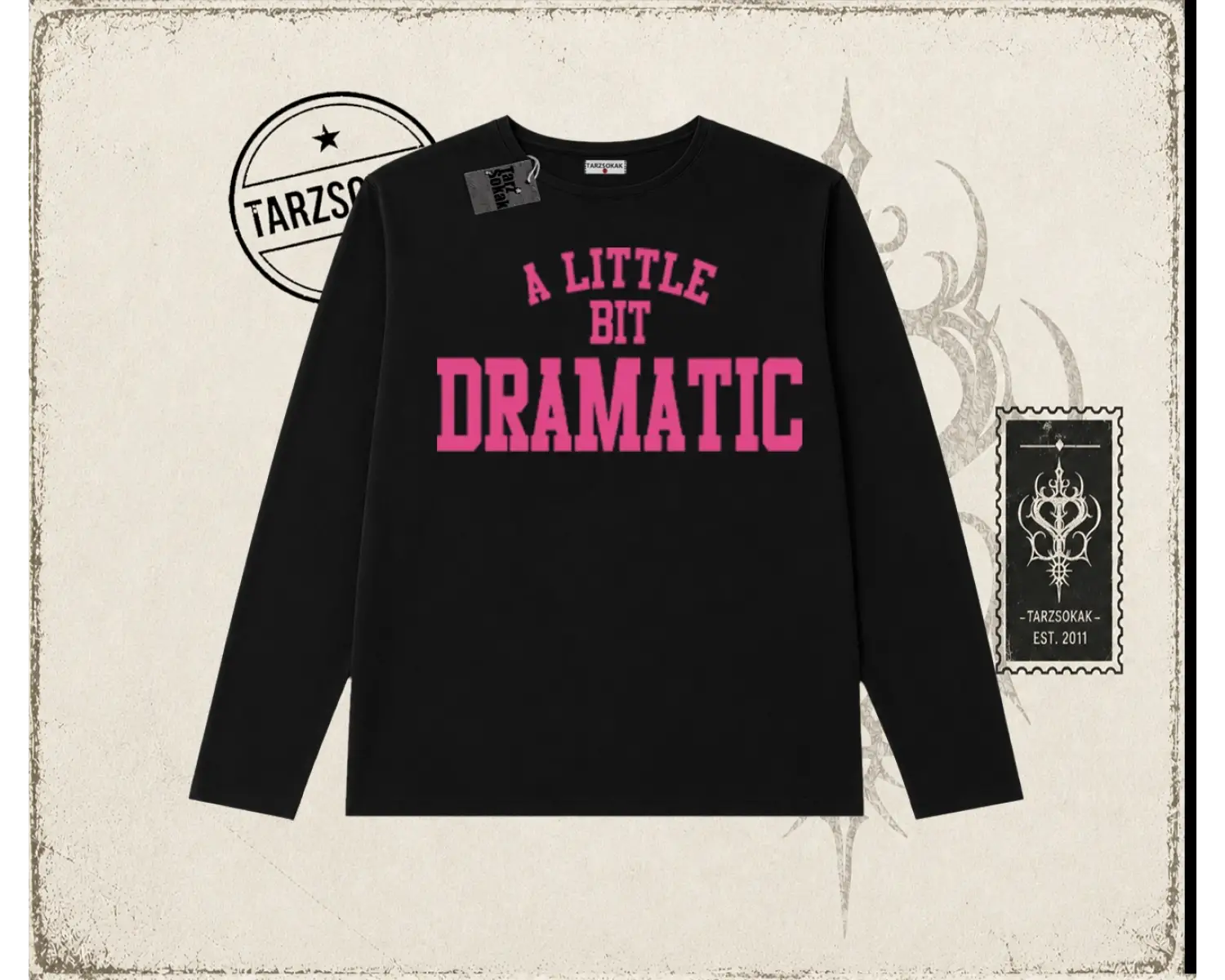 Kadın a Little Bit Dramatic Biskilet Yaka  Long Sleeve Beyaz