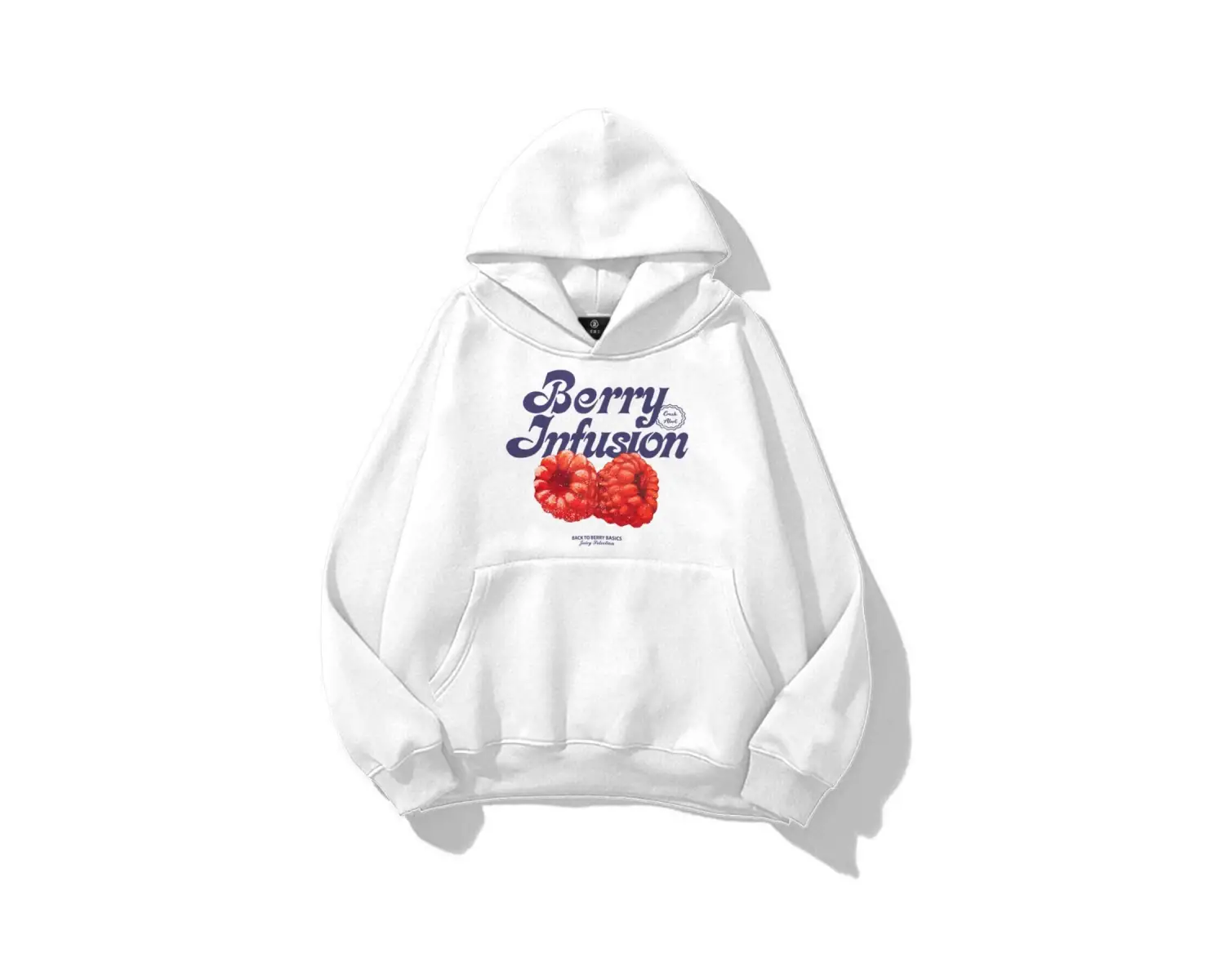 Kadın Berry Infusion Sweatshirt Beyaz