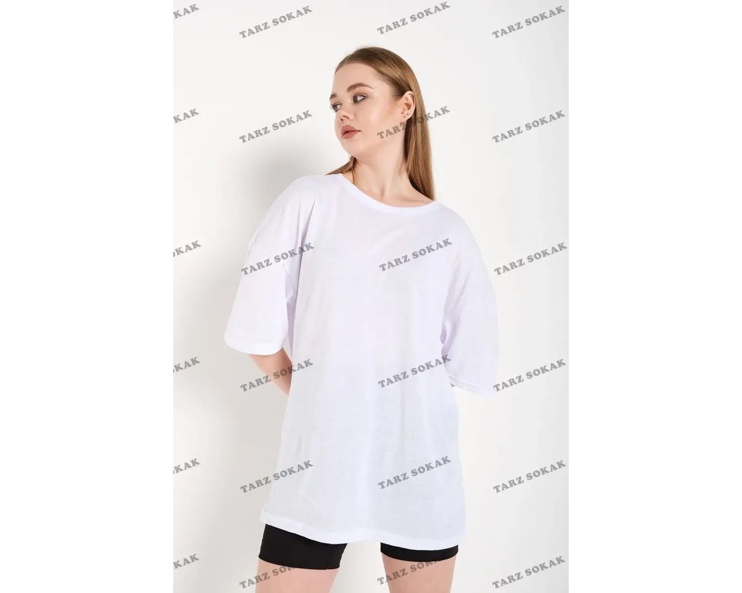 Kadın Beyaz Oversize