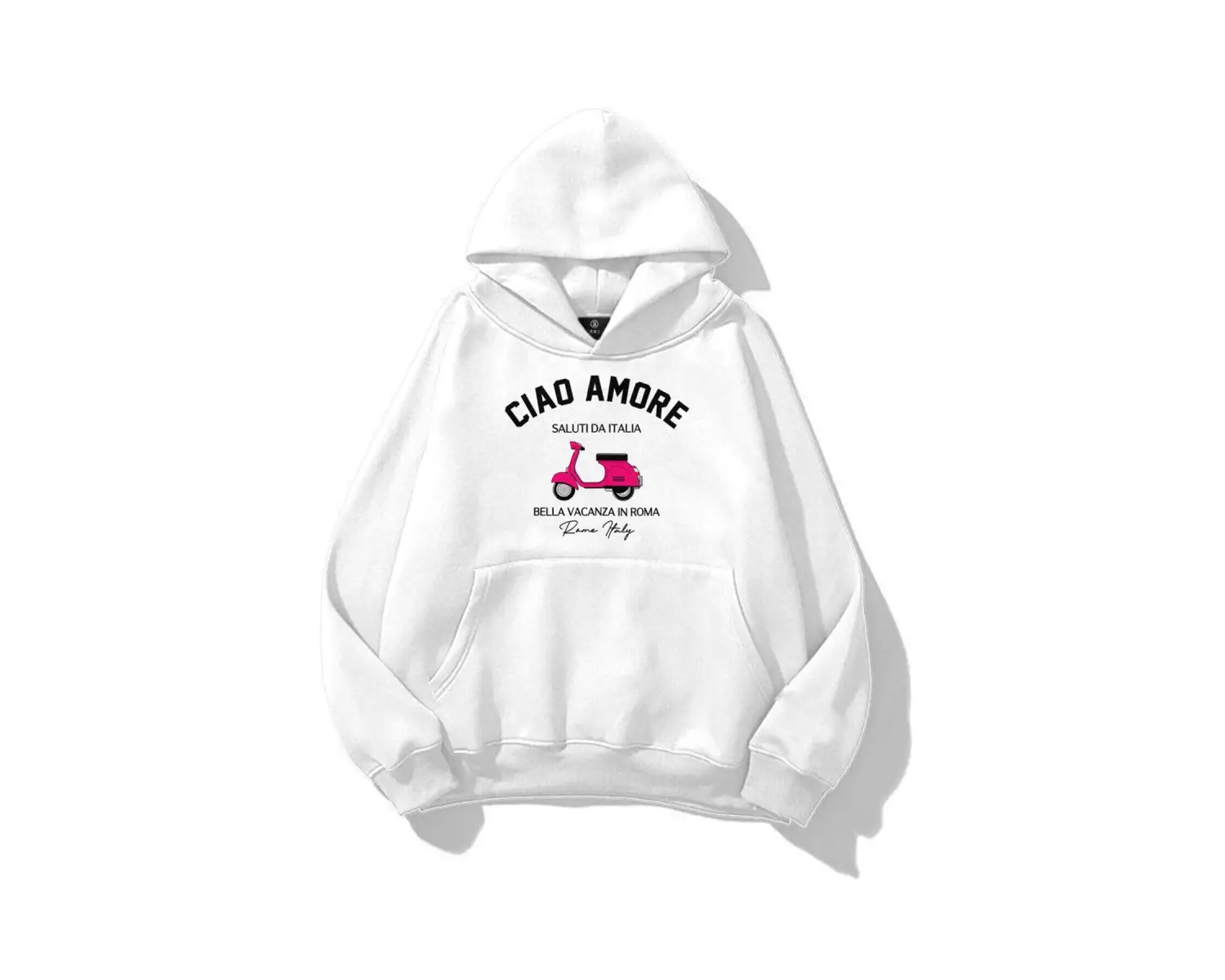 Kadın Ciao Amore Sweatshirt Beyaz