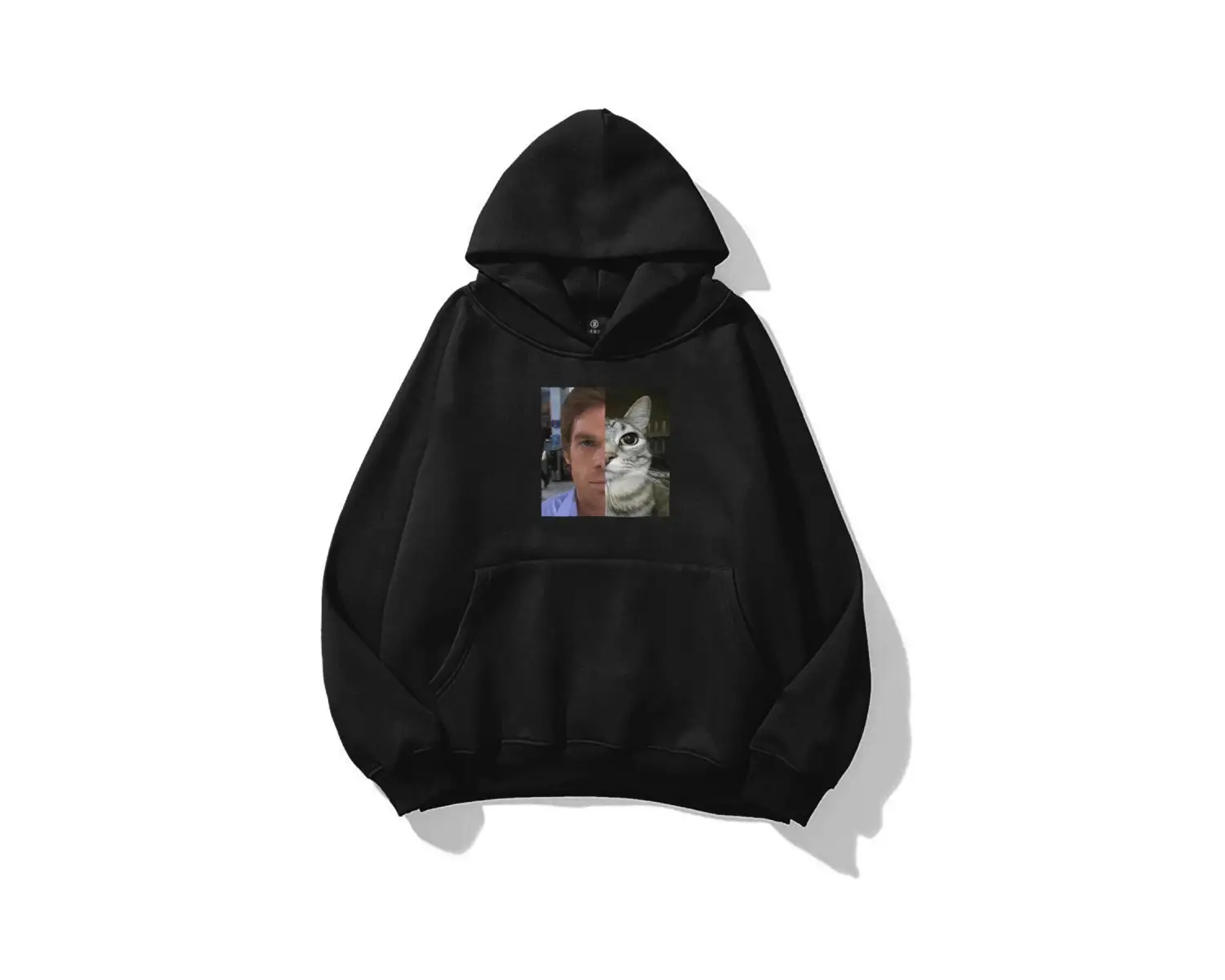 Kadın Dexter Cat Sweatshirt Siyah