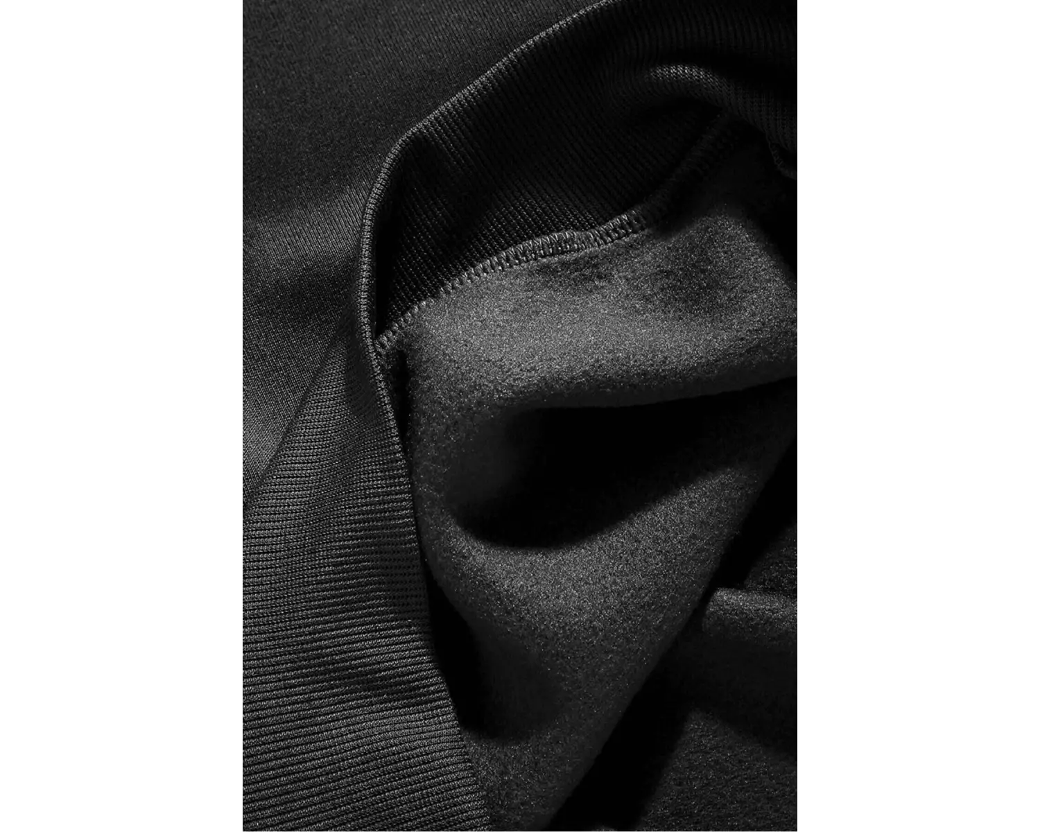 Kadin Ekru Kapüşonlu Fermuarlı 3 Üç Iplik Polar Kanguru Oversize Salaş Sweatshirt Beyaz