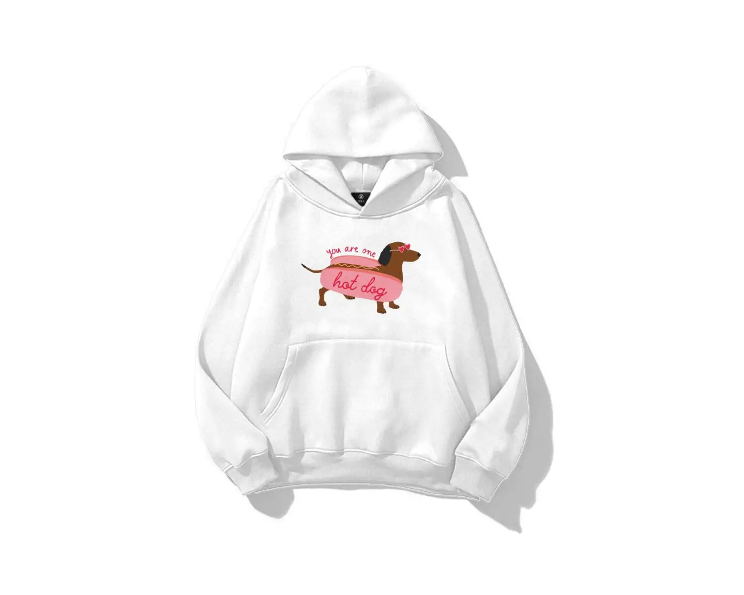 Kadın Hotdog Sweatshirt Beyaz