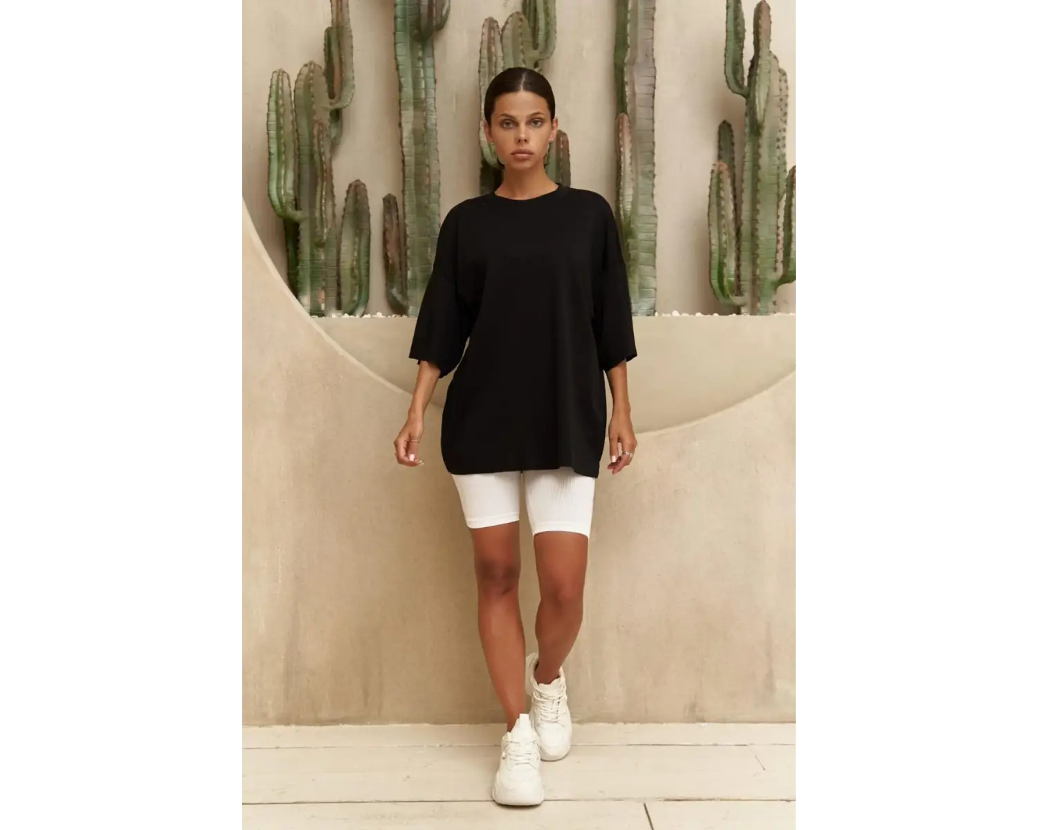 Kadın Oversize 3 İplik Penye