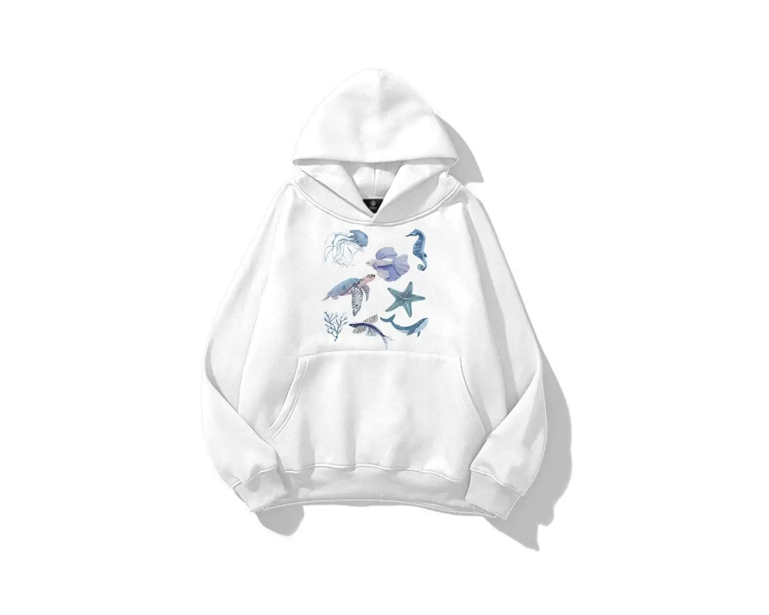 Kadın Sea Elements Sweatshirt Beyaz