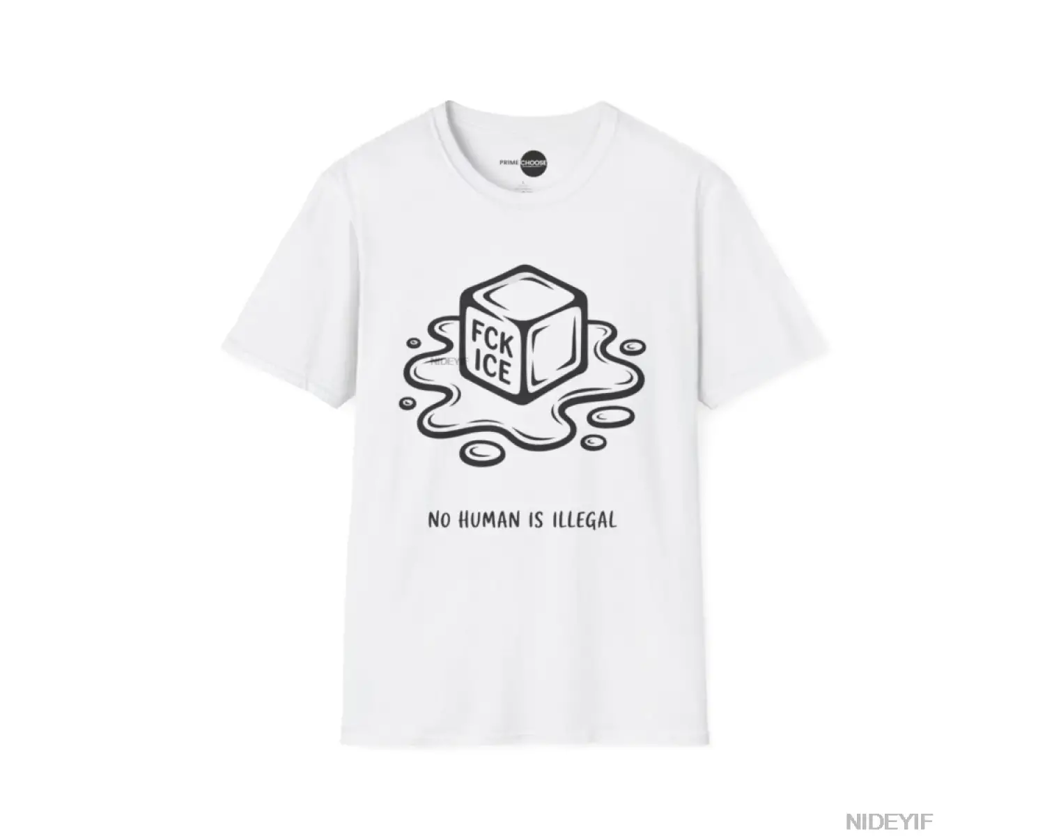 Kadınlar ve Erkekler İçin Hiç Kimse Yasadışı Değildir Çalıntı Arazi Tişörtü %100 Pamuklu Tişö