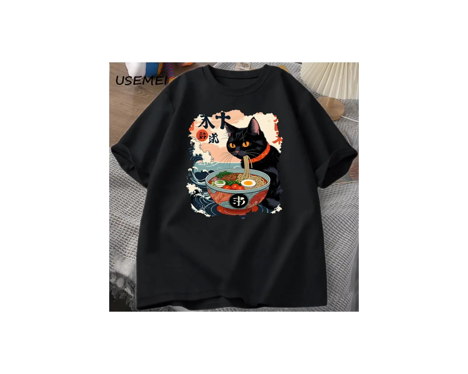 Kahve Kulübü TRetro Kahve T-Shirt Grafik Tee Fransız Pamuk Kısa Kollu Tees Büyük Boy 2800