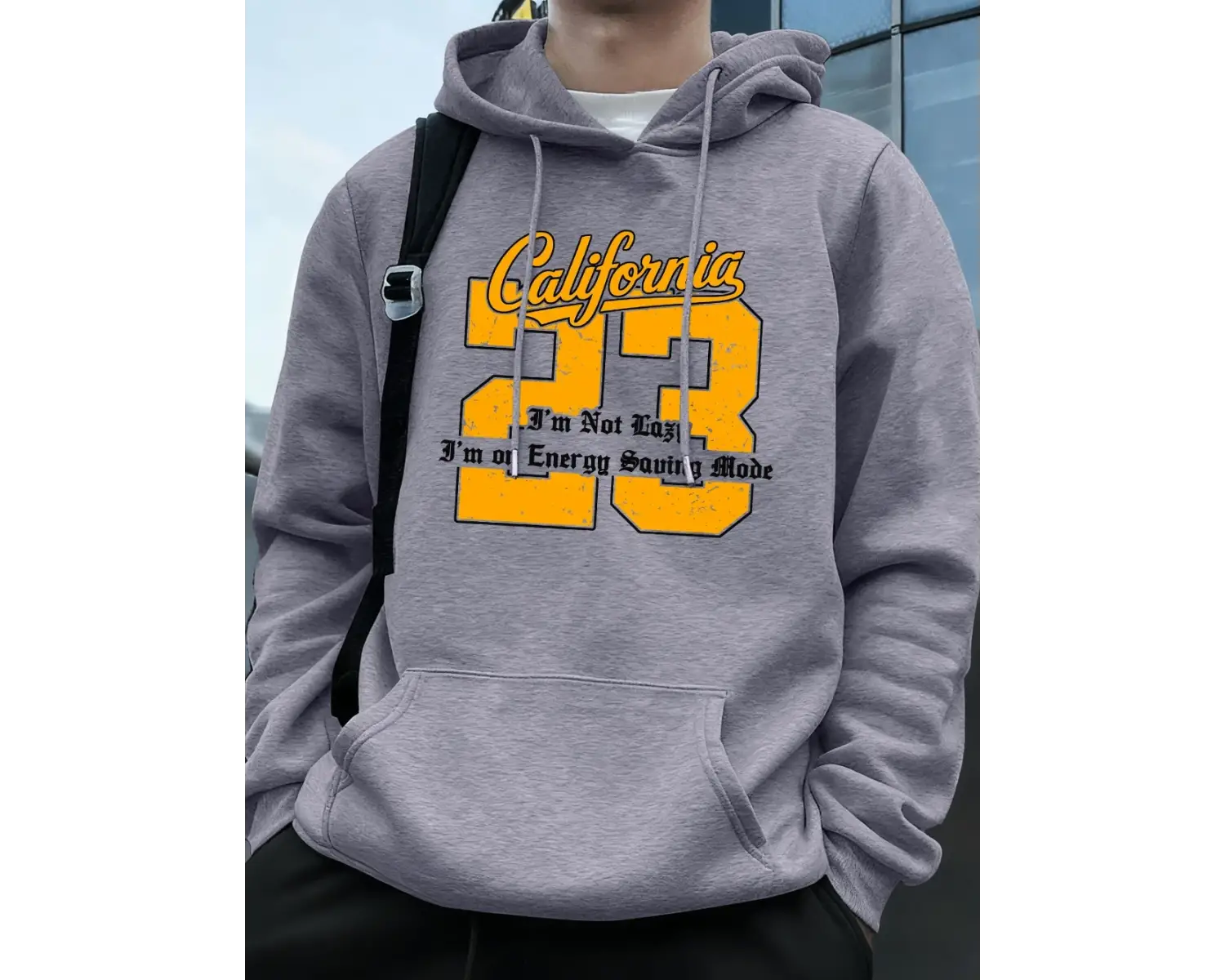 Kaliforniya 23 Mektup Baskı Hoodie Erkek Kış Polar Sıcak Kazak Koşu Cep Kazak Sportif Gevşek