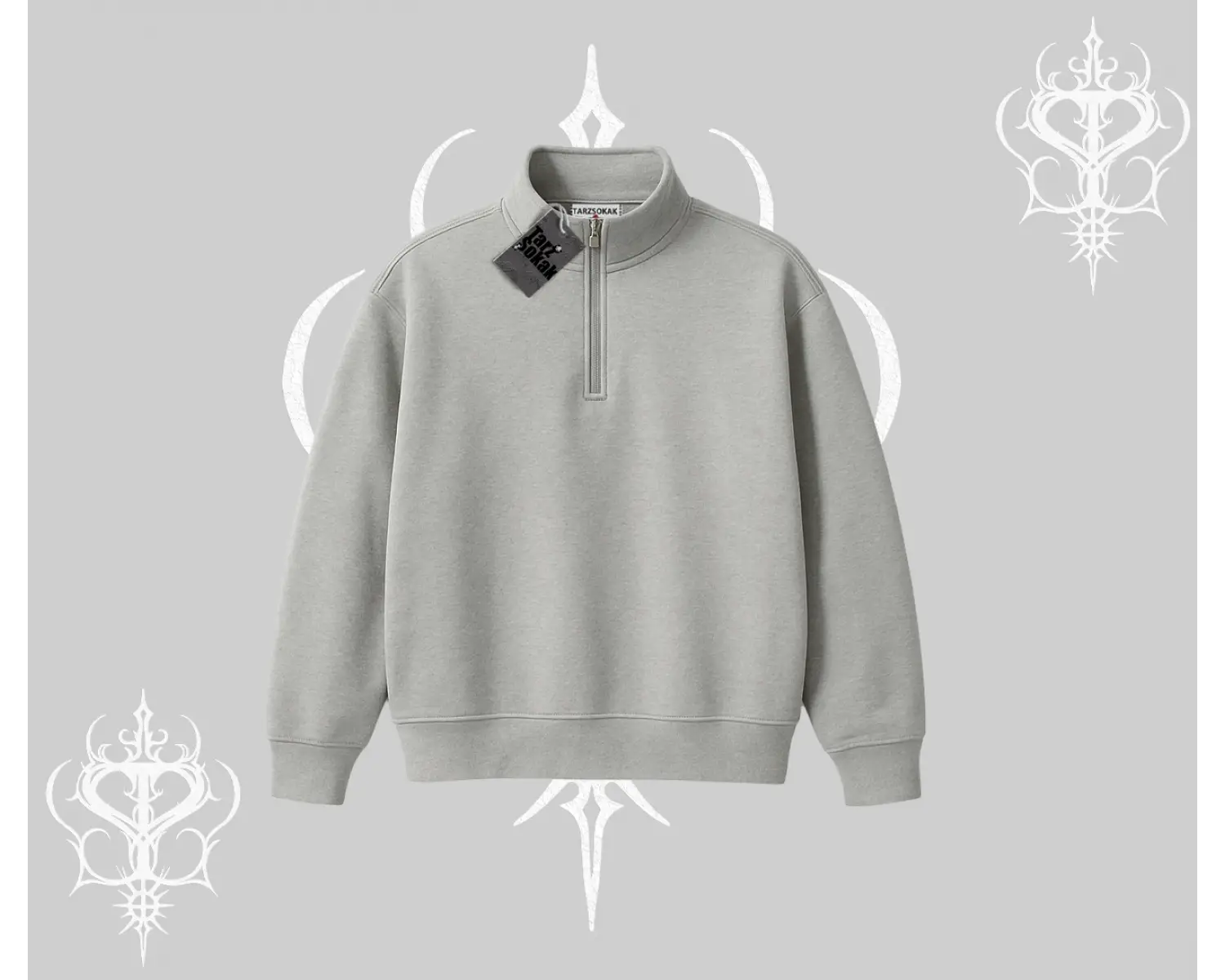 KALİTELİ Yarım Fermuarlı