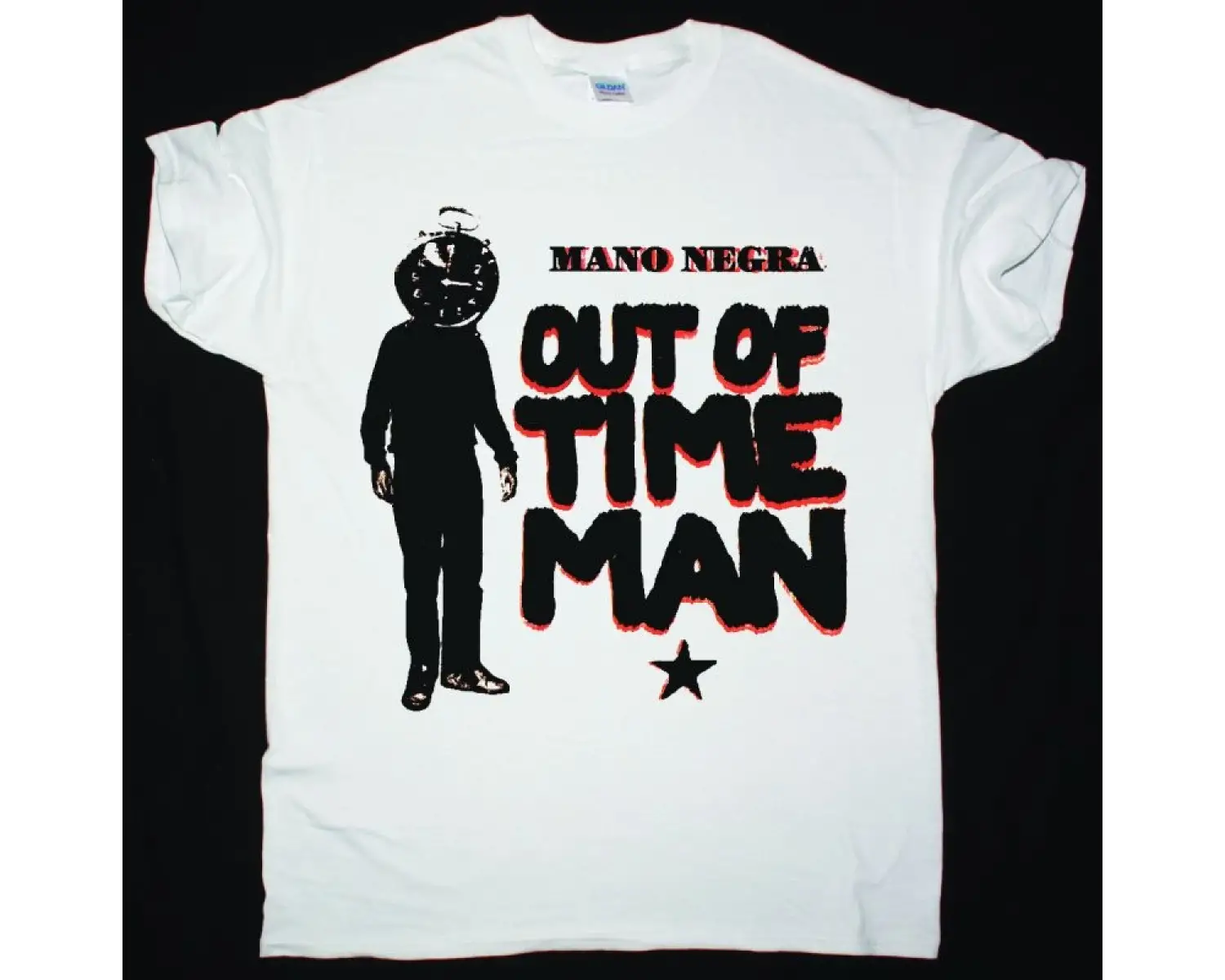 KANSAS 1974 NEW BLACK T-SHIRT ÖN BASKILI