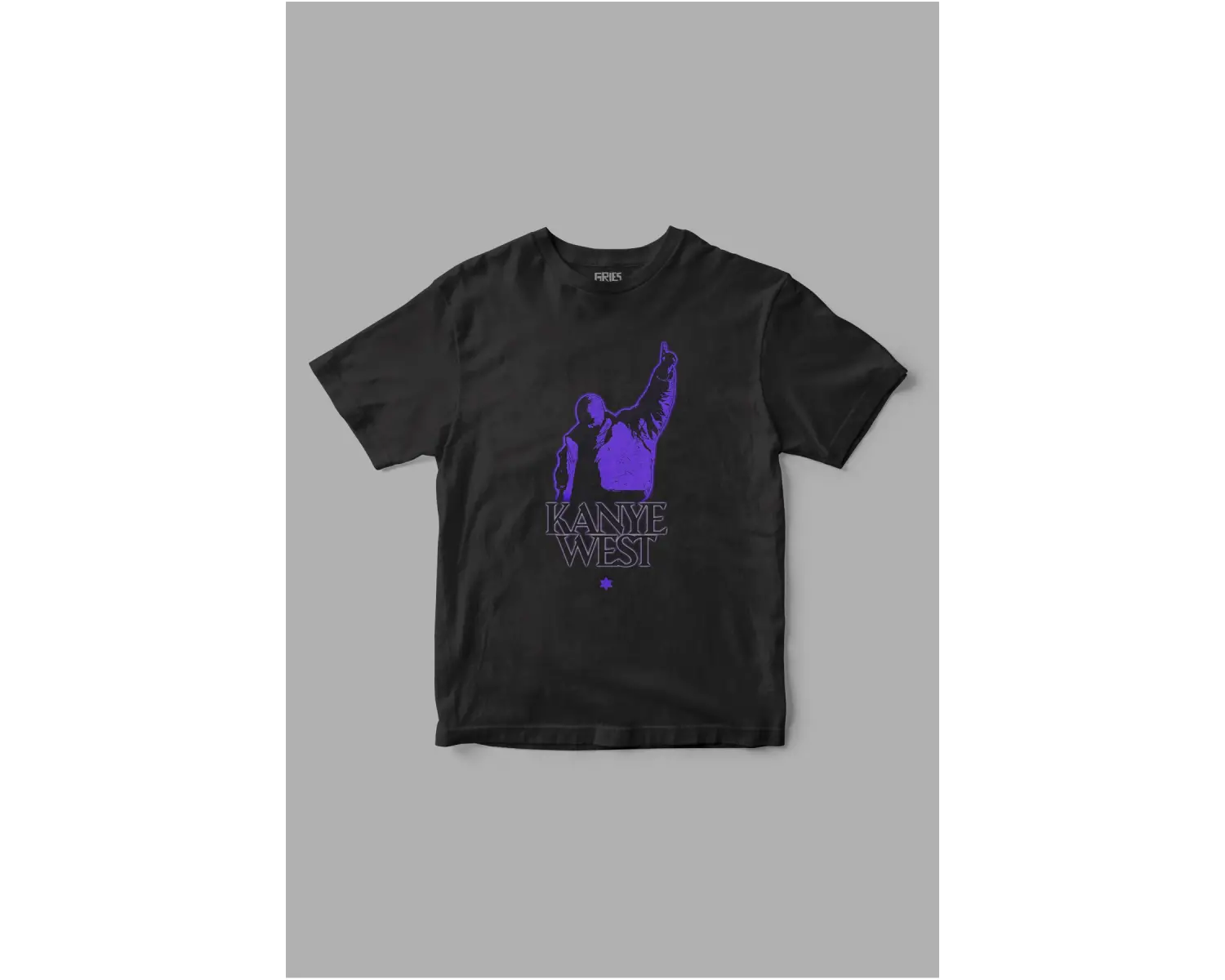 Kanye West  Purple  Baskılı Tişört