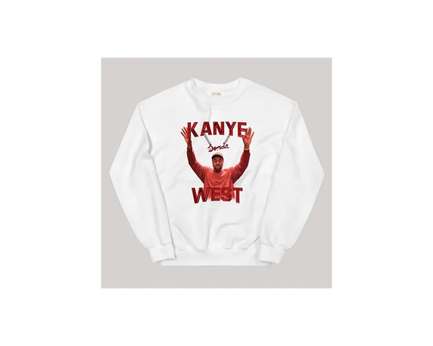 Kanye West Sweatshirt Beyaz