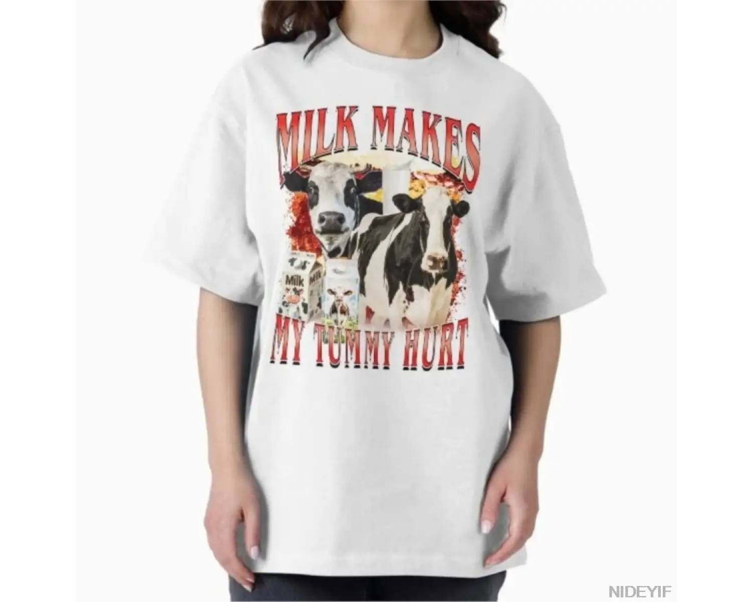 Karanlık Mizah T-shirtü Erkekler Kadınlar İçin %100 Pamuklu Tişörtler Kısa Kollu Üstler 1208