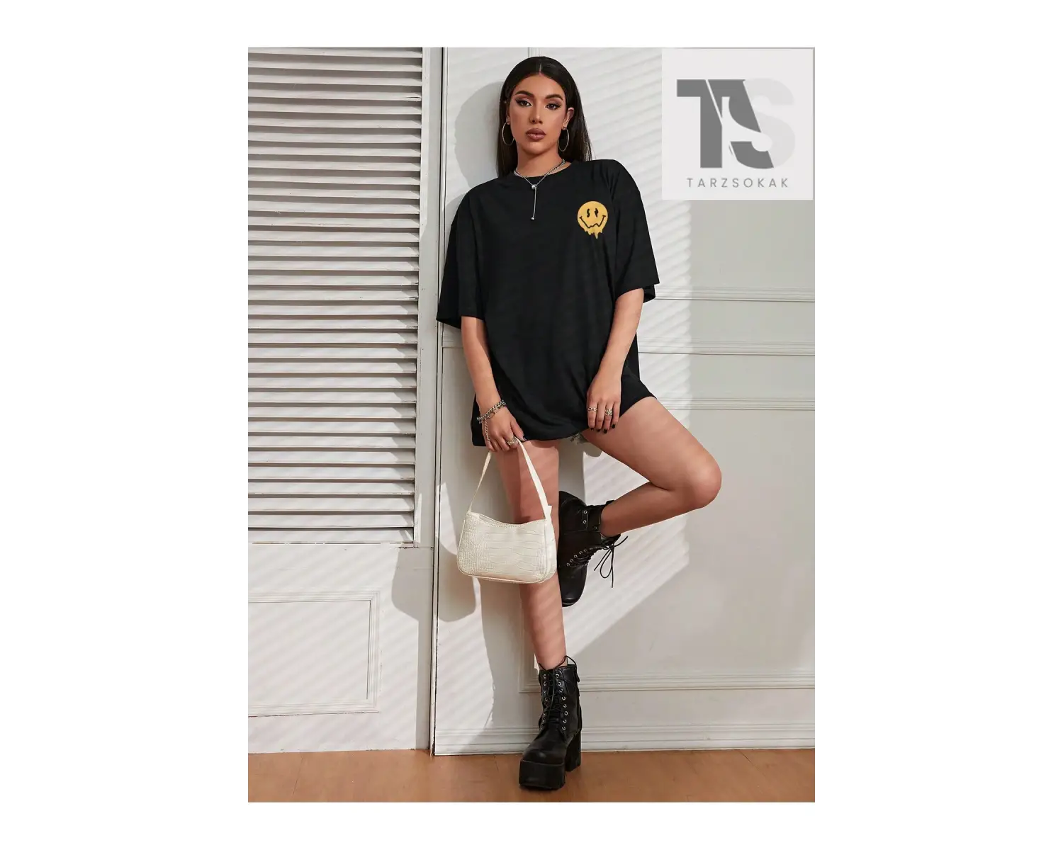 Karikatür & Slogan Grafikli Tişört