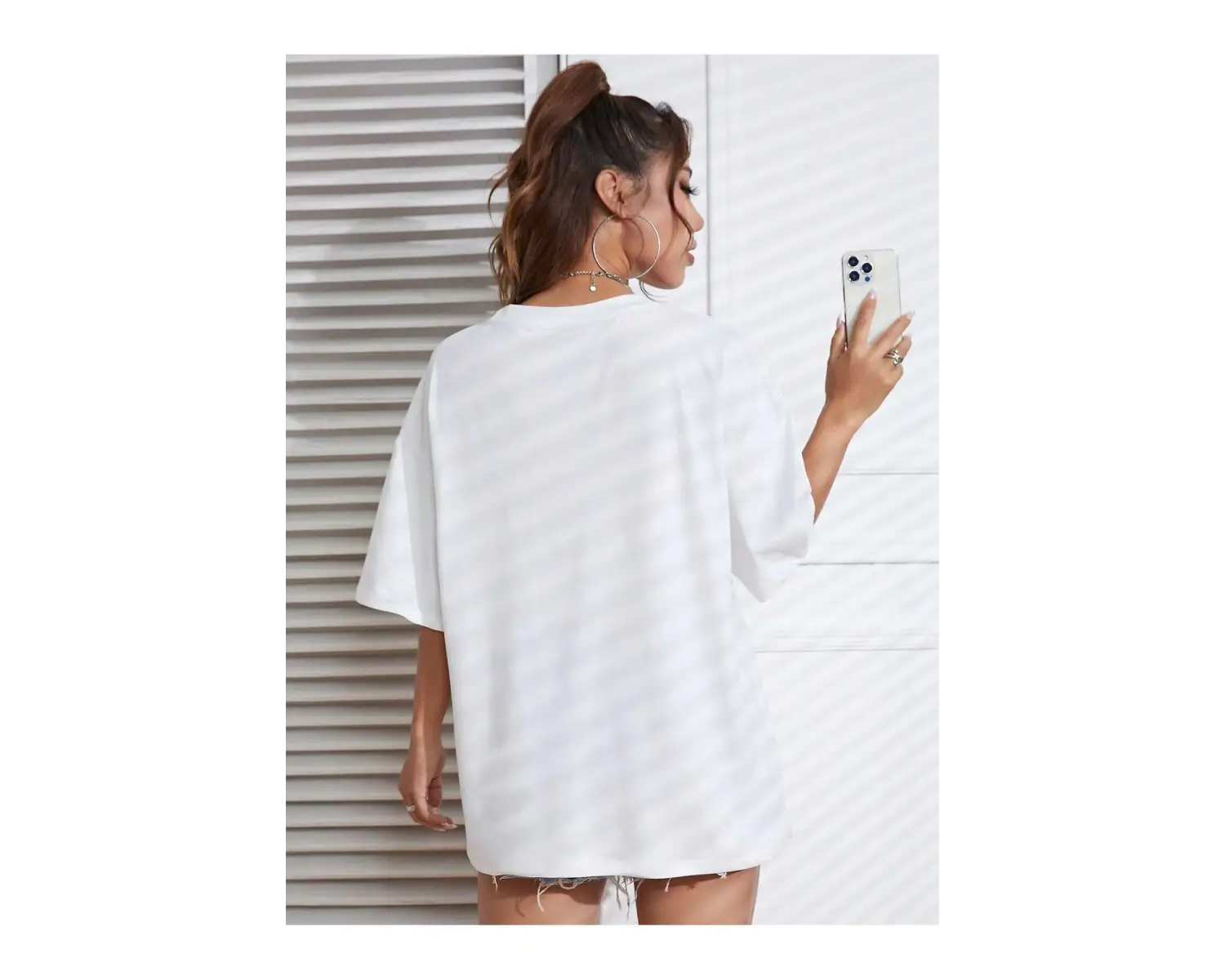 Karikatür ve Grafik tasarım Oversize T-shirt Cartoon/Letter serisi kod599