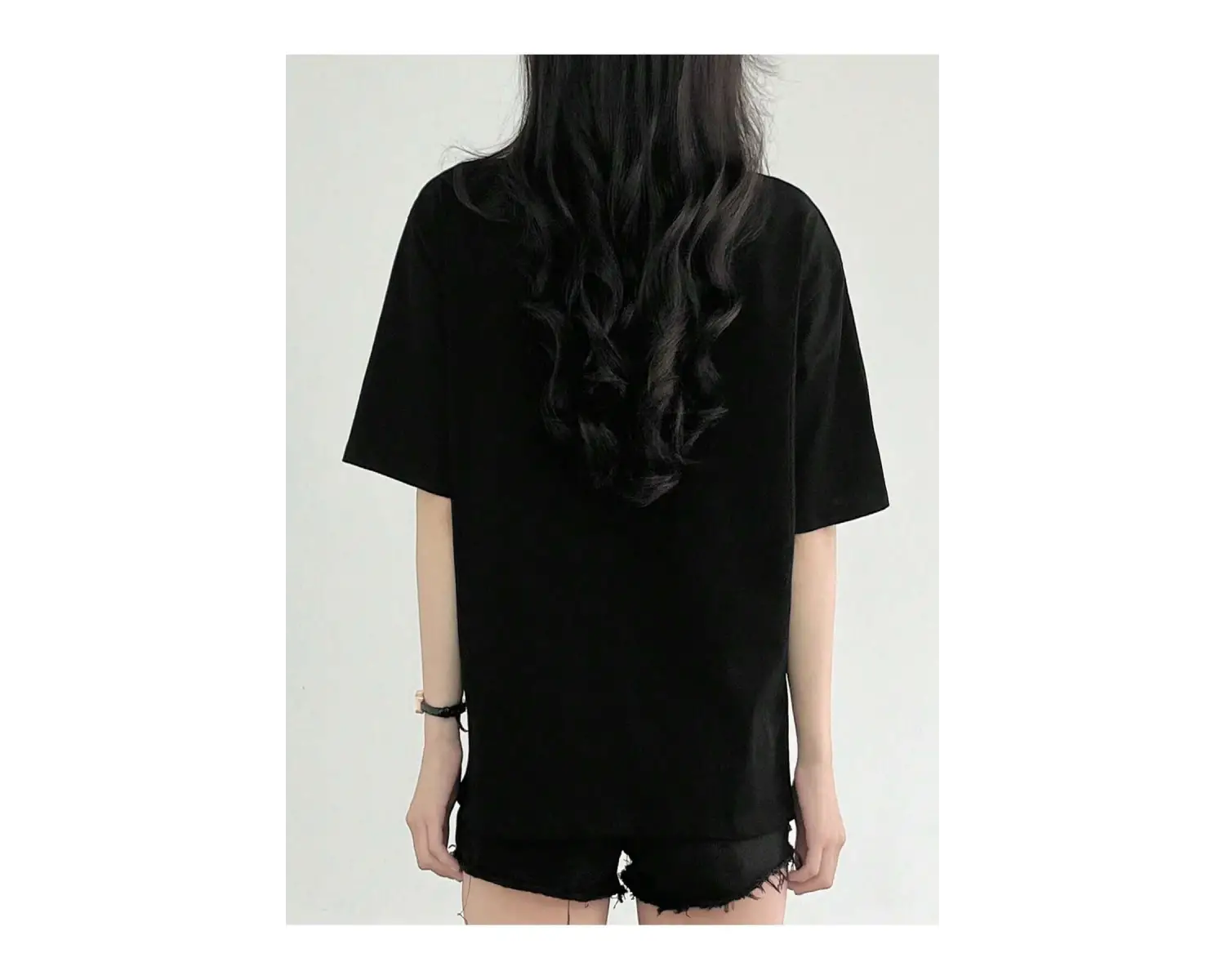 Karikatür ve Grafik tasarım Oversize T-shirt Cartoon/Letter serisi kod635