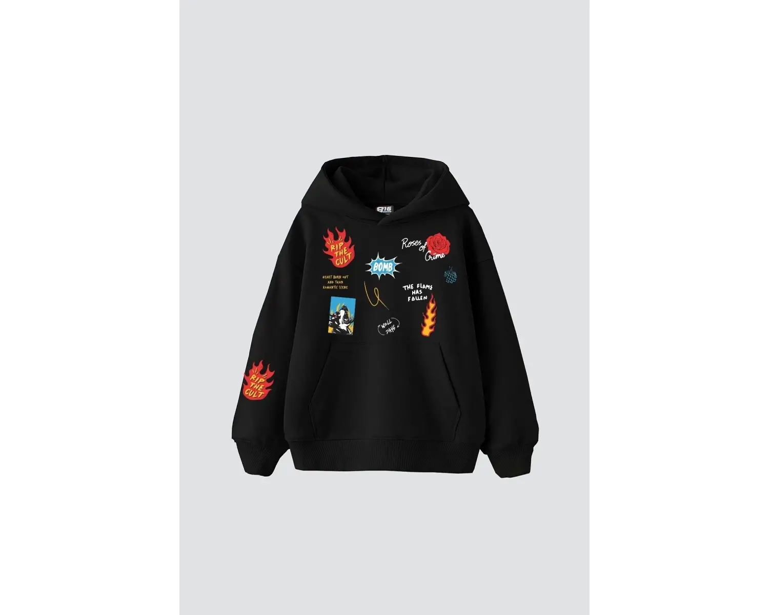 Karma Cult Baskılı Oversize Unisex Premium Beyaz