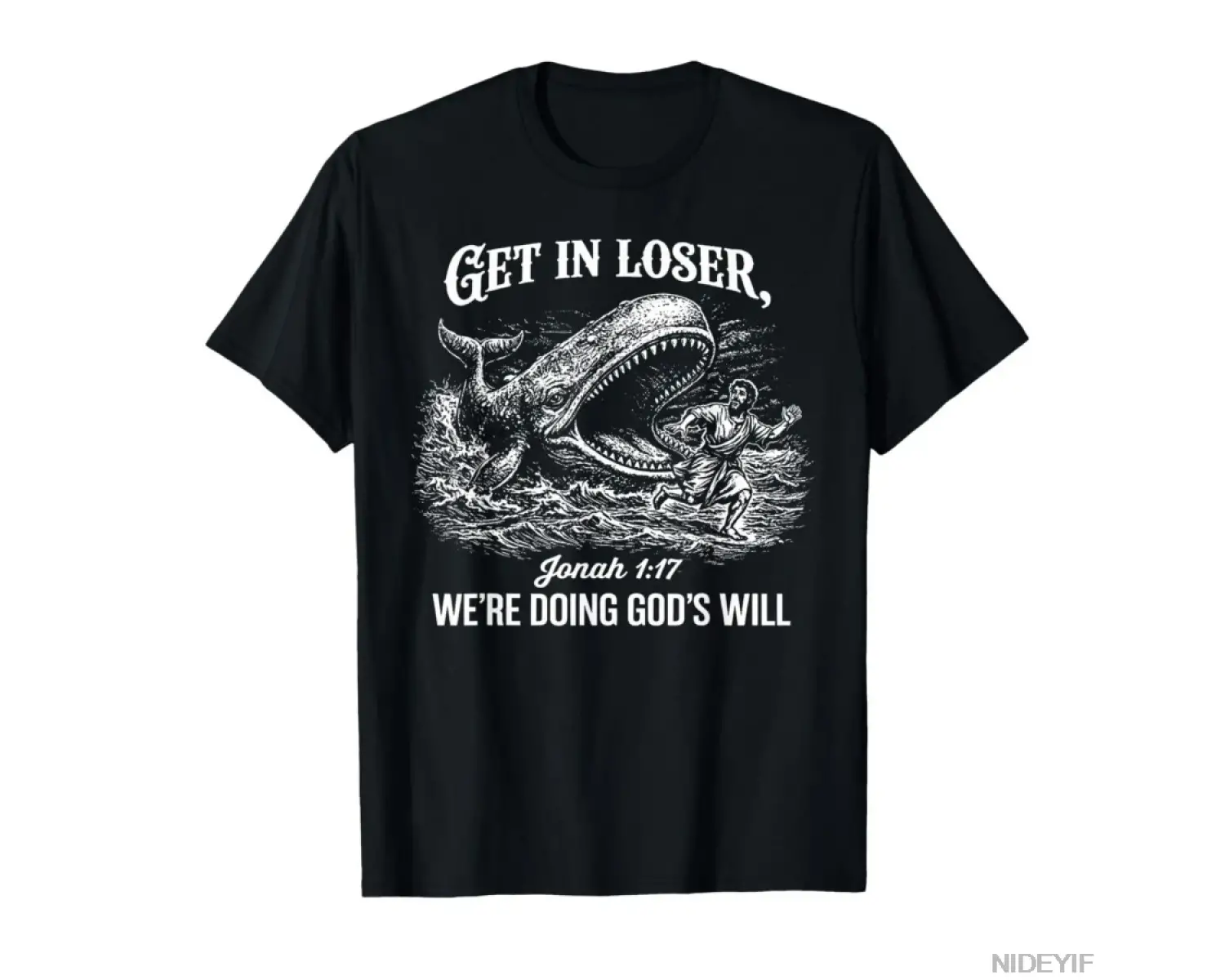 Kaybeden Olsun Biz Tanrının İsteğini Yapıyoruz Komik Hristiyan İncil Tişörtü Erkekler ve Kad