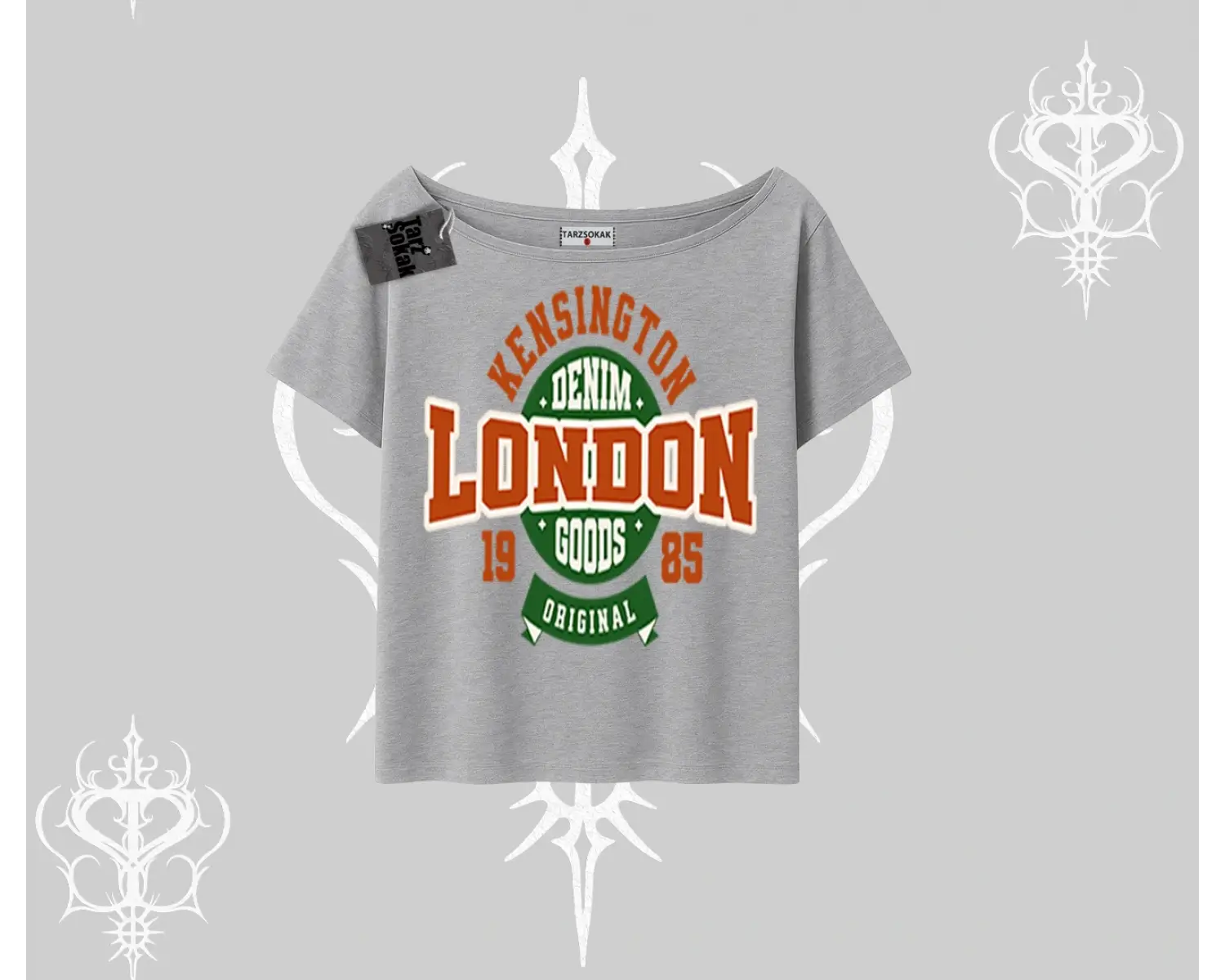 Kayık Yaka Tshirt London Denim 1985