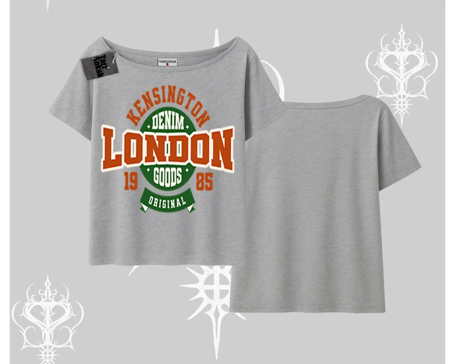 Kayık Yaka Tshirt London Denim 1985