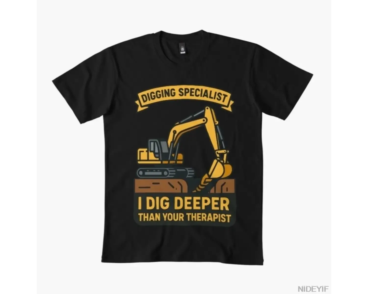Kazma Uzmanı Ben Tişörtünüzden Daha Derin Kazıyorum Erkekler İçin Kadınlar %100 Pamuklu Tişör