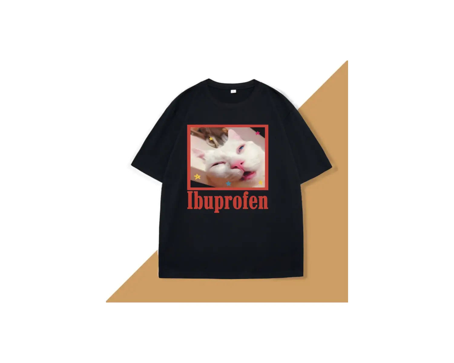 Kedi T-shirt Erkekler Kadınlar için Grafik T Shirt Sevimli Kedi
