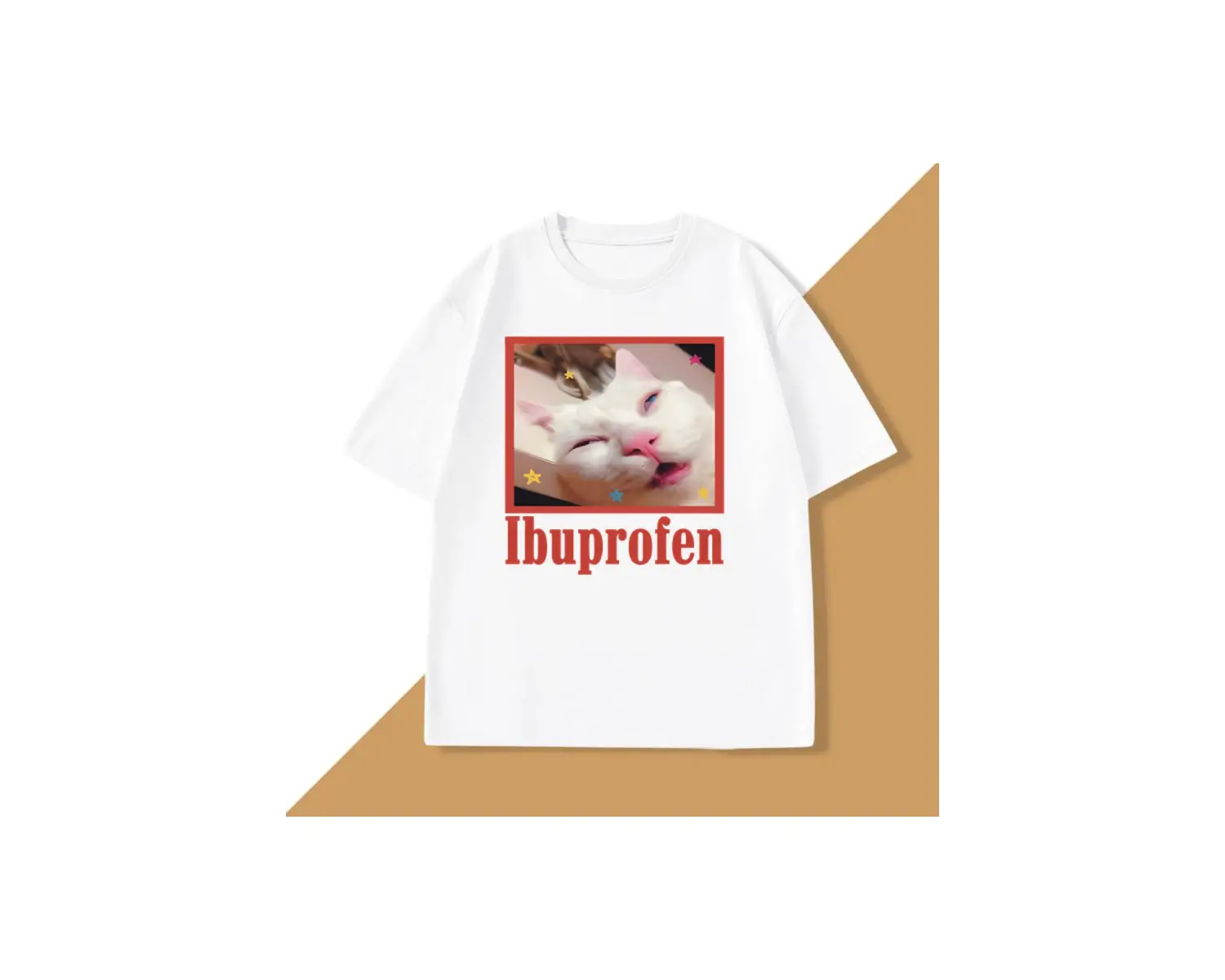 Kedi T-shirt Erkekler Kadınlar için Grafik T Shirt Sevimli Kedi