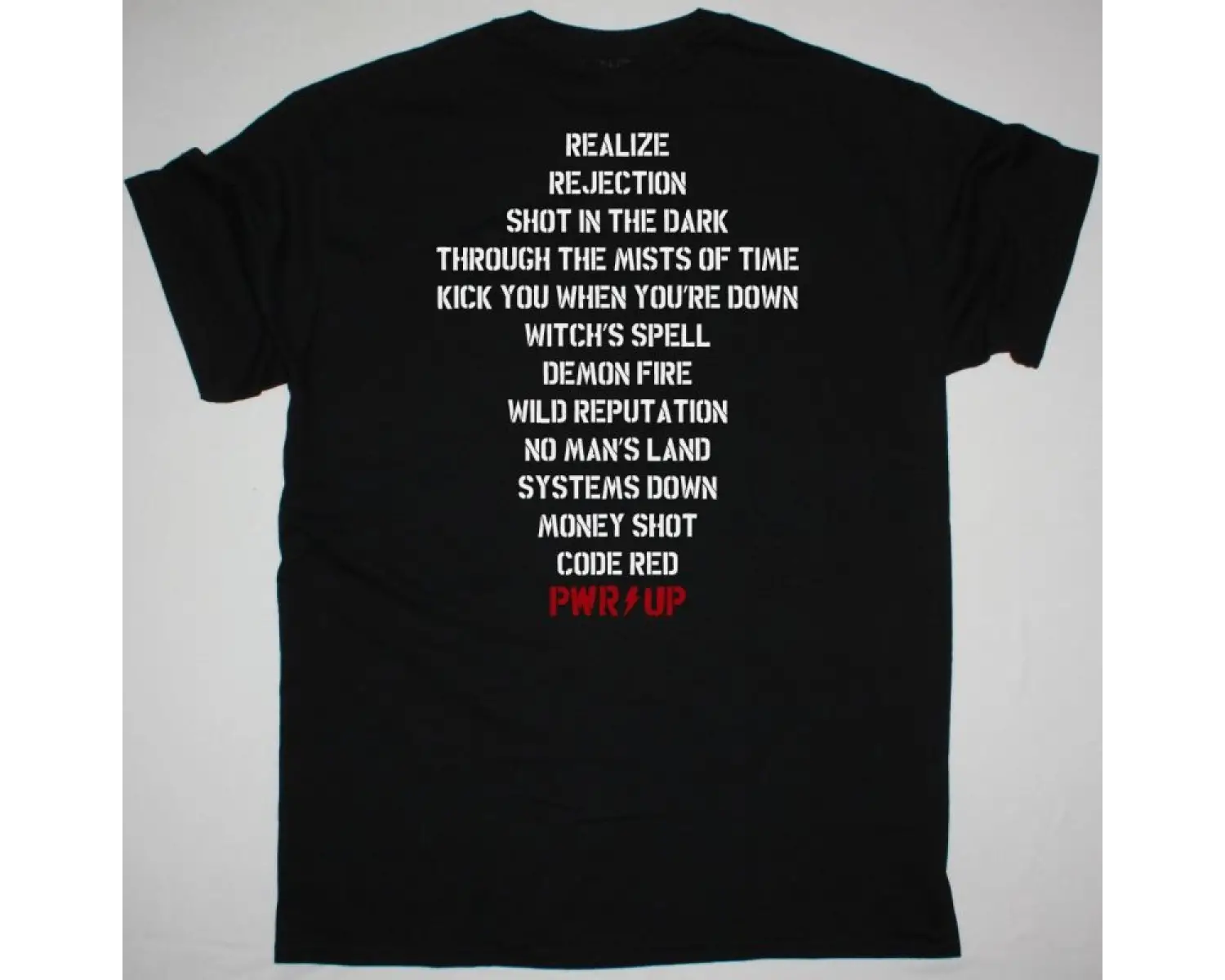 KEEL THE RIGHT TO ROCK NEW BLACK T-SHIRT ÖN VE ARAKA BASKILI