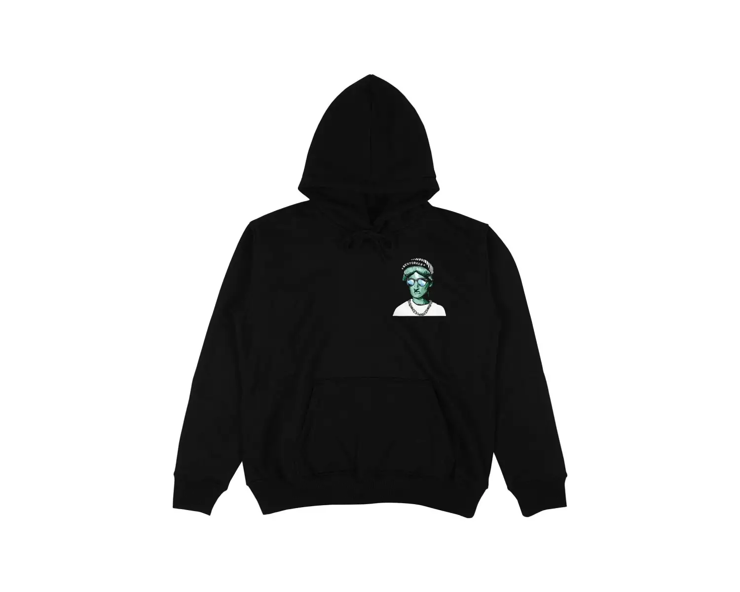 Keep Cool Siyah Oversize Unisex Kapüşonlu Sweatshirt Hoodie