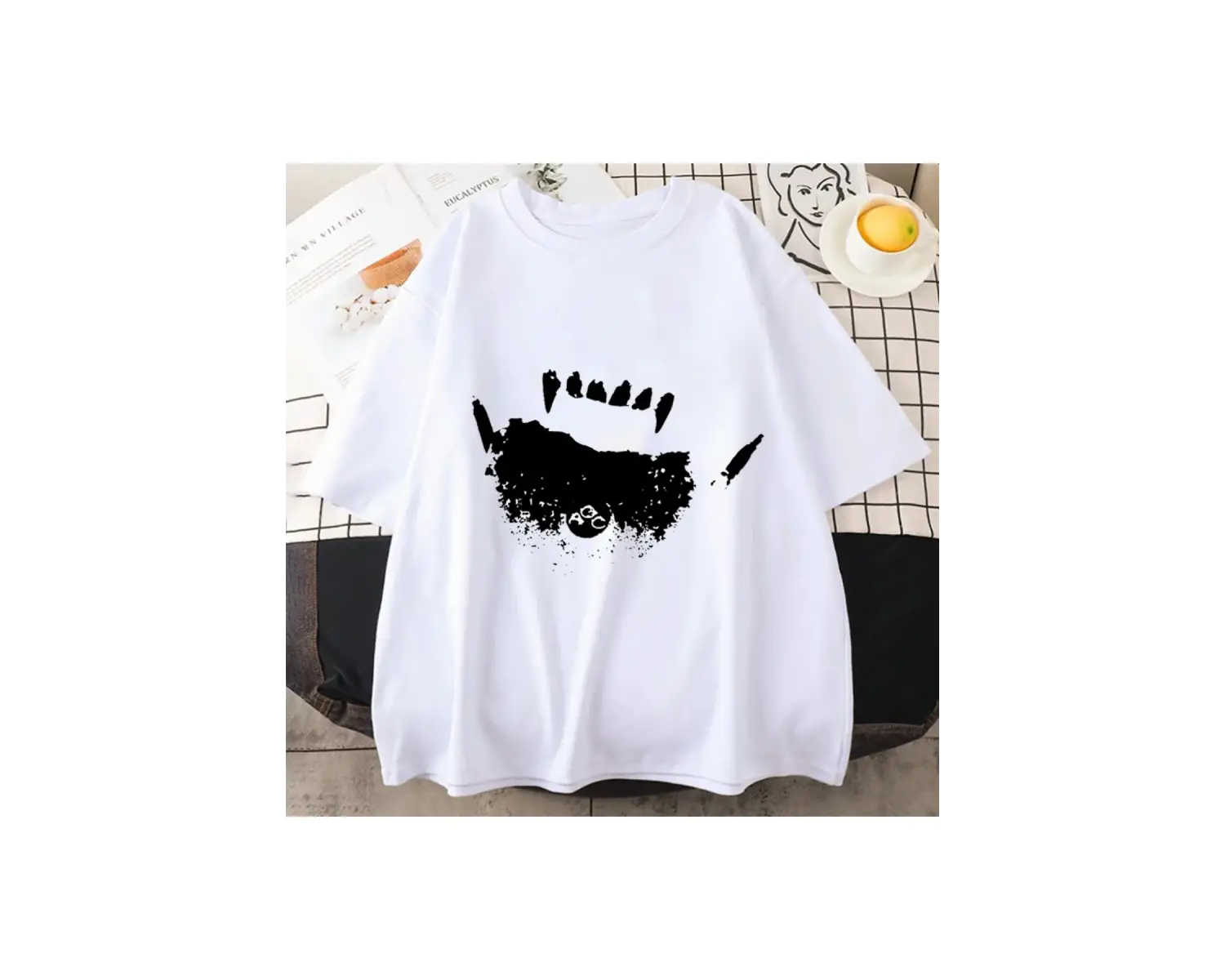 Ken Carson AGC gerçek nefret genç X Vamp T Shirt büyük bir kaos afyon Merch T-shirt erkekler