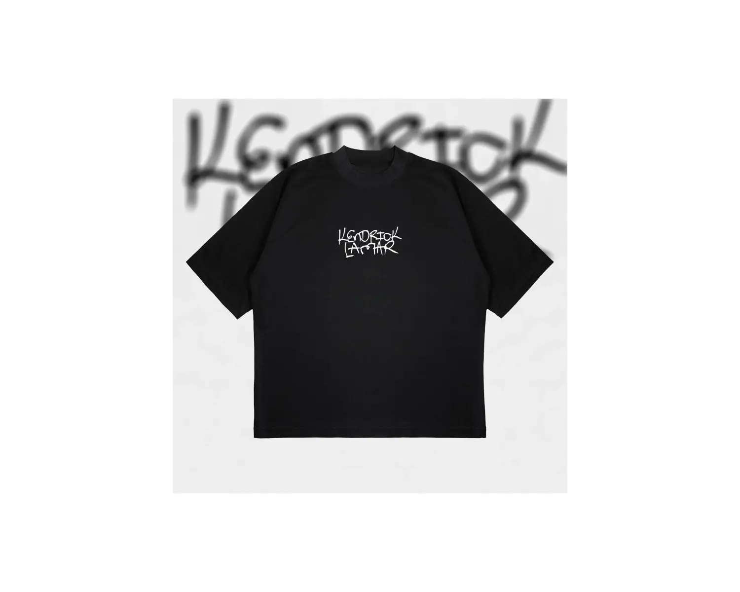 Kendrick Lamar Basic Oversize Unisex Pamuklu Nefes Alan Kalın Kumaşlı