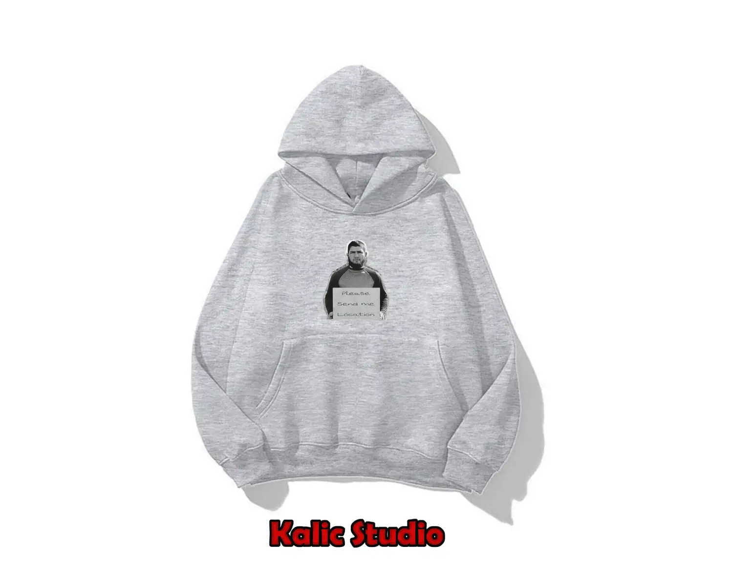 Khabib Nurmagedov UFC sweatshirt oversize gri