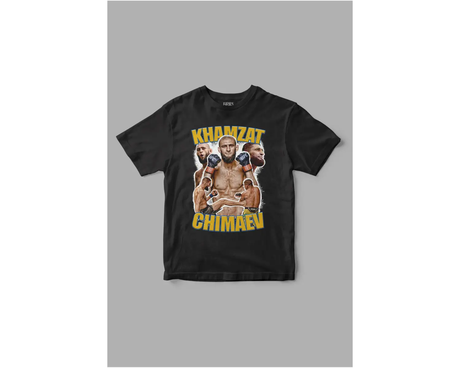Khamzat Chimaev Retro Baskılı Tişört