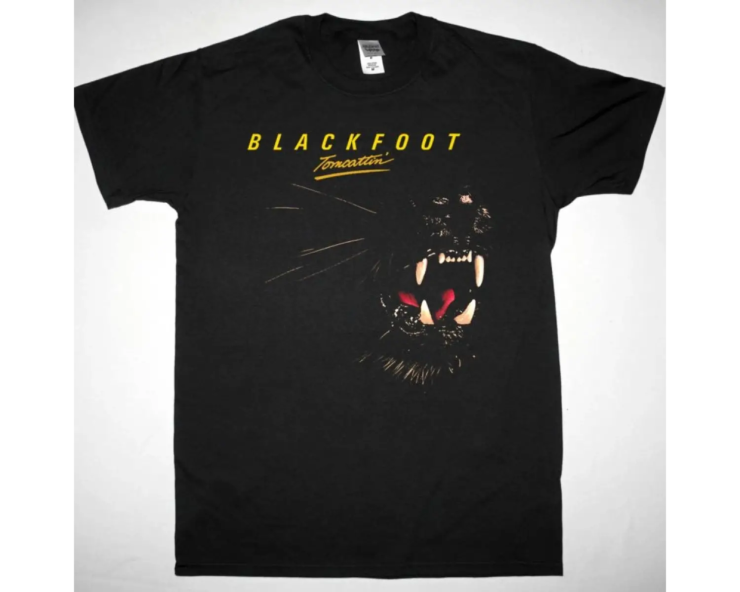 KING KOBRA LOGO NEW BLACK T SHIRT ÖN BASKILI
